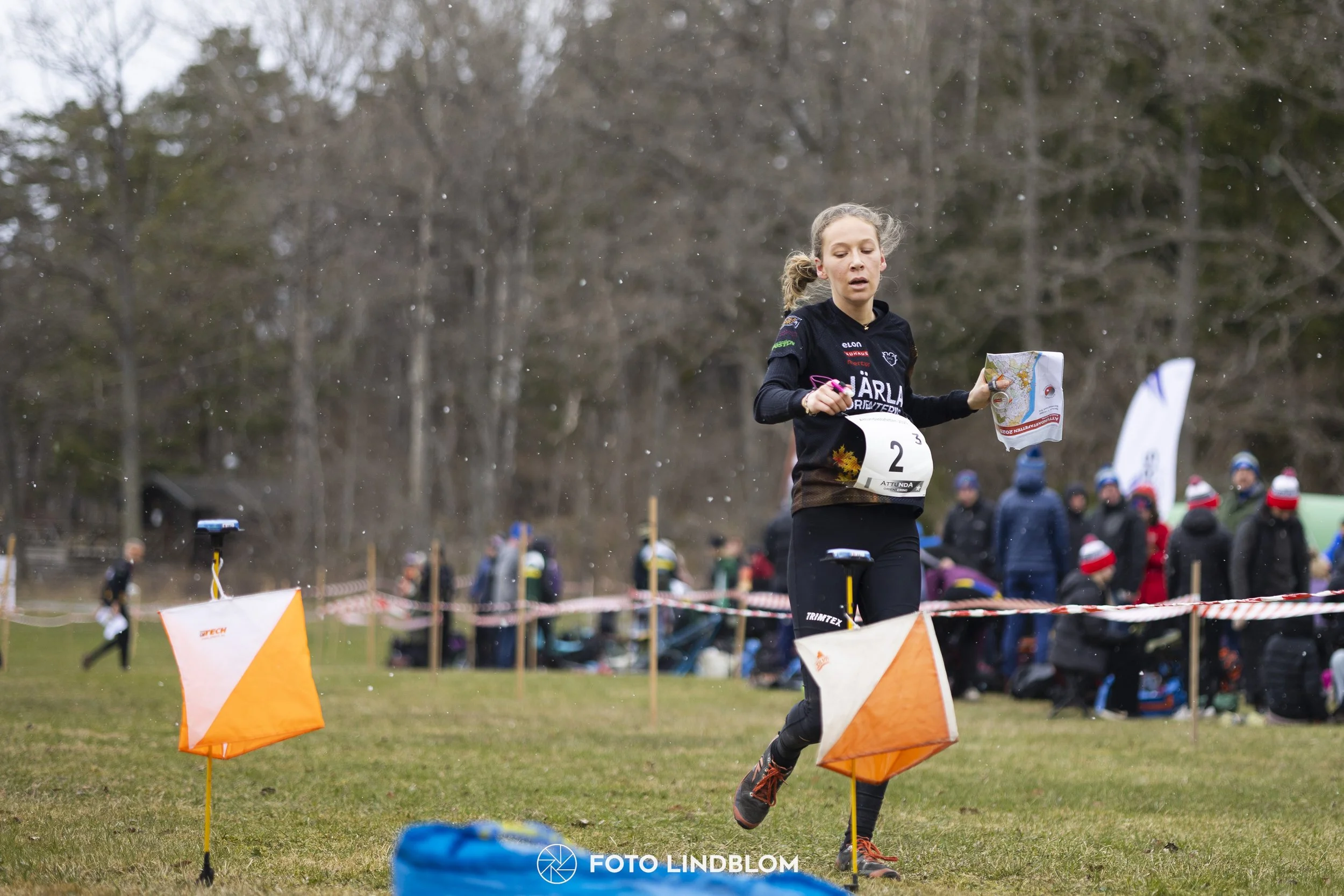 A picture from the orienteering relay competition "Attundastafetten"