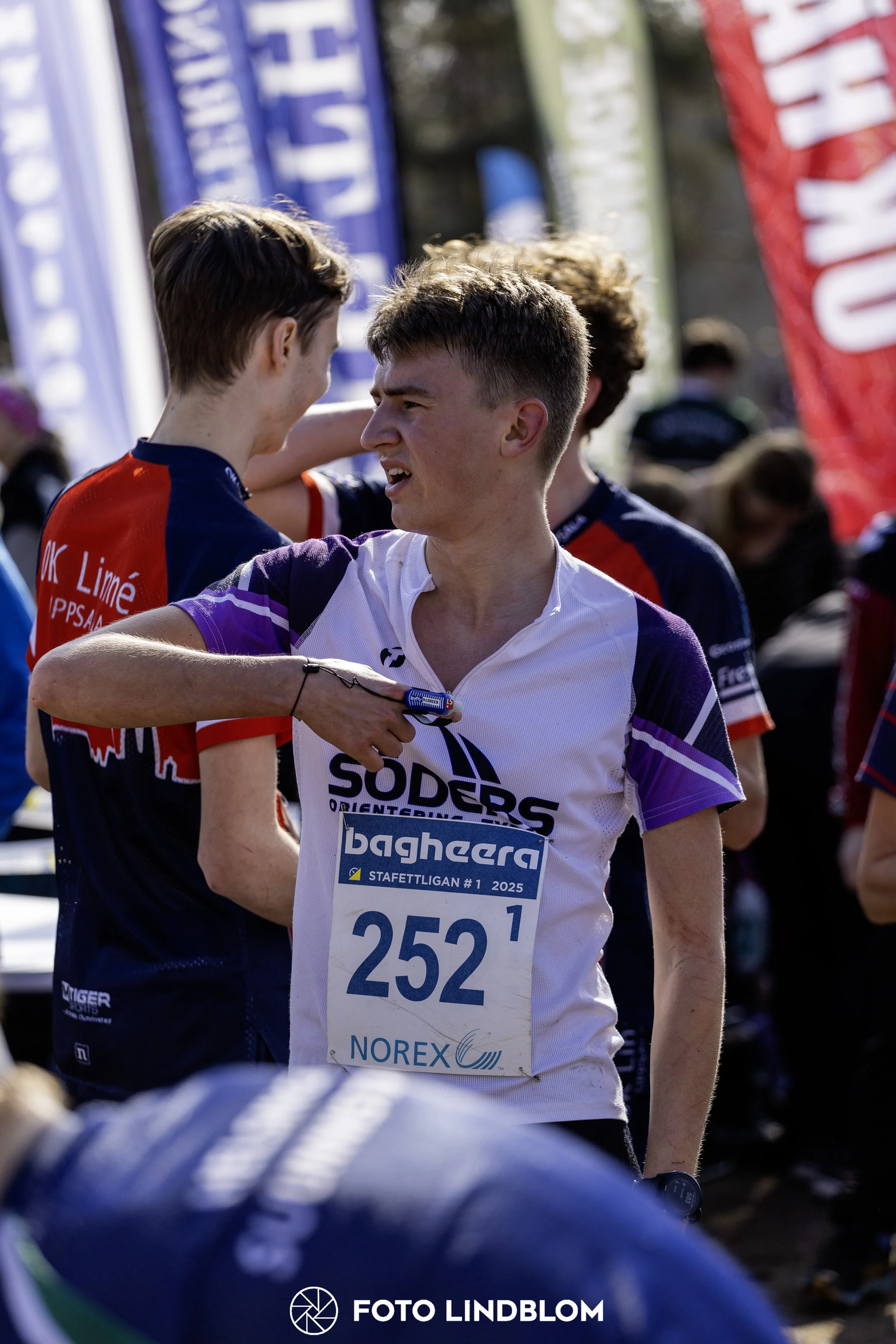 A picture from the orienteering relay competition "Måsen Staffeten"