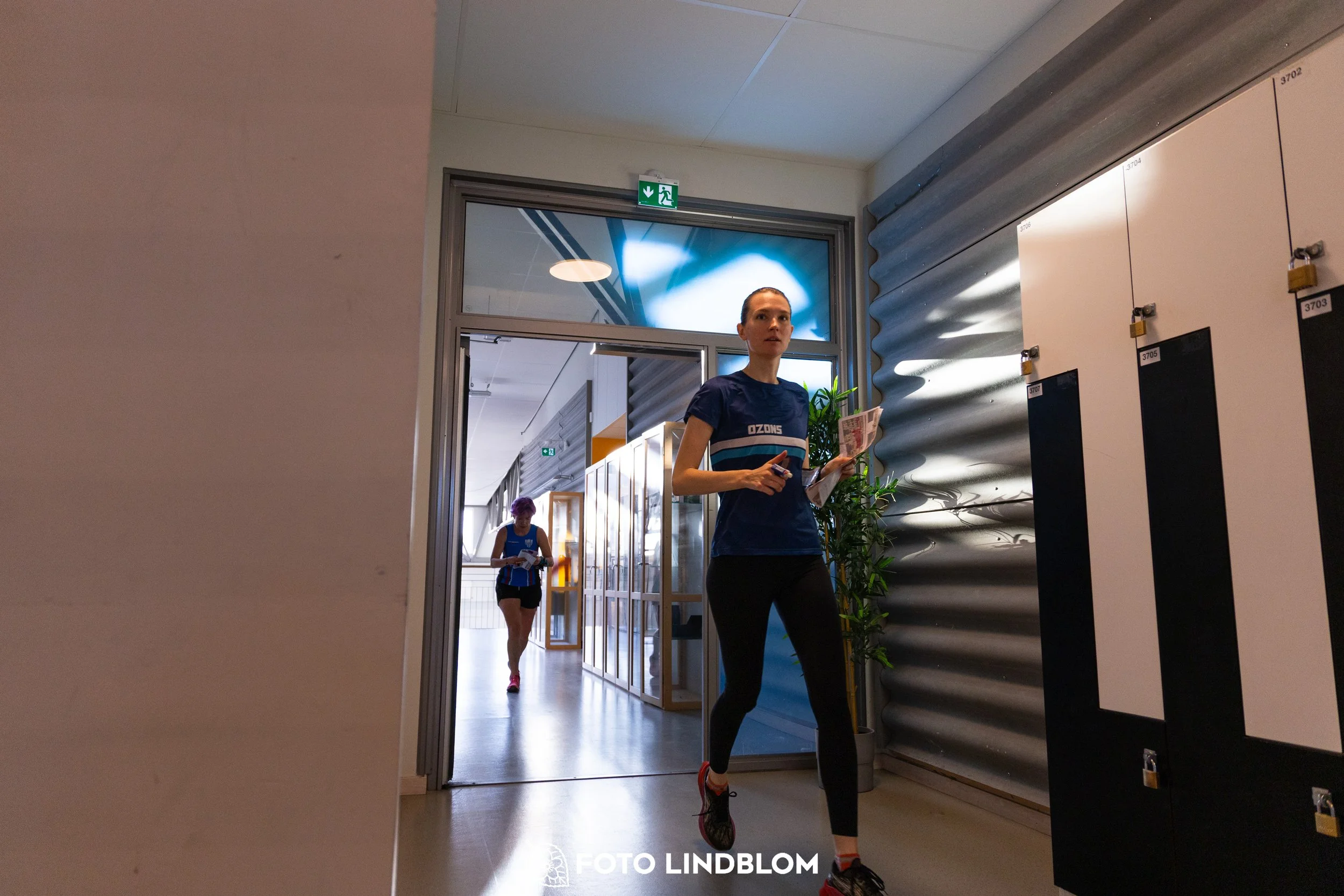 A picture from the indoor orienteering event TMOK Indoor taken by Foto Lindblom