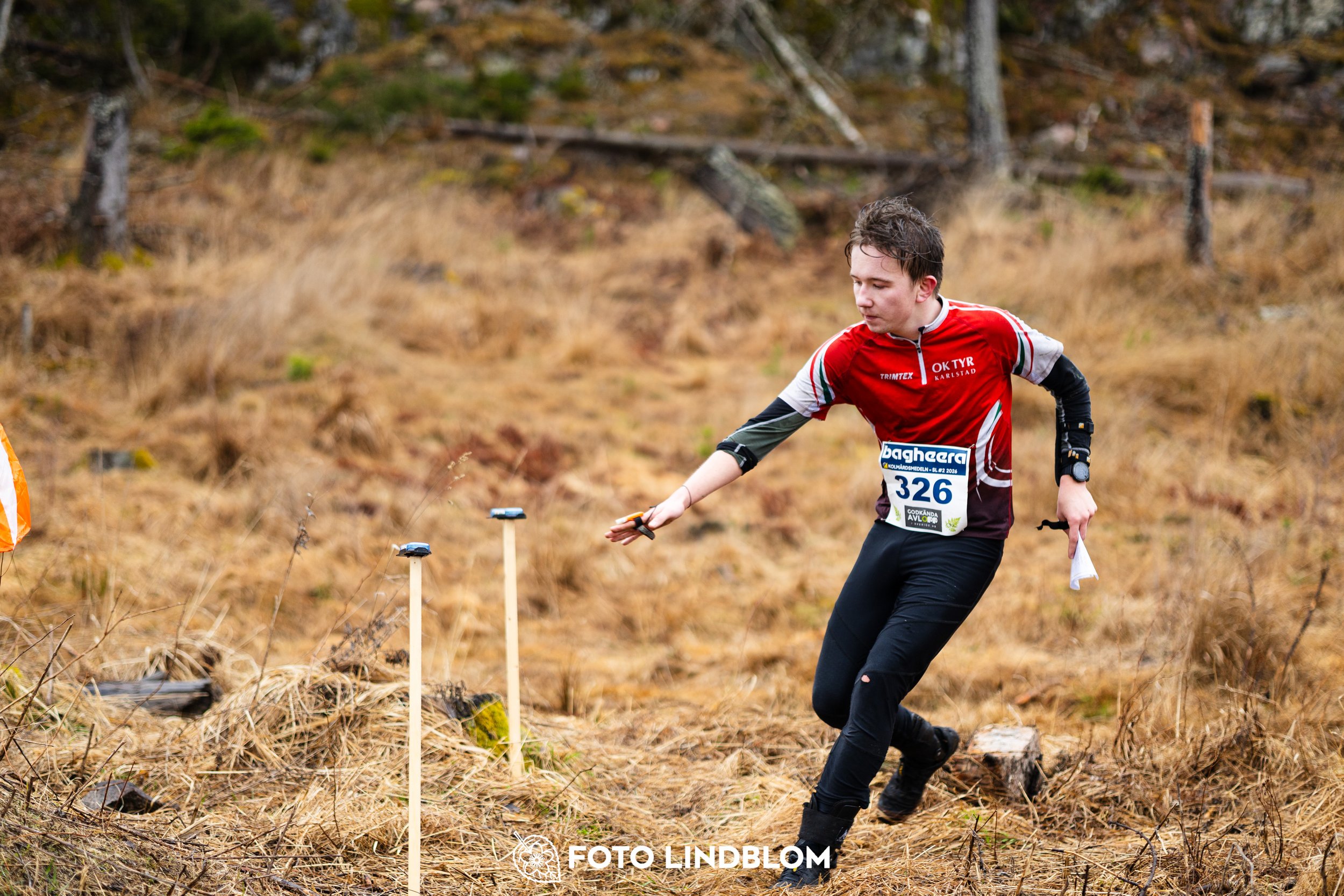 A photo from a middle distance orienteering event in Kolmården during the Swedish League 2026, captured by Foto Lindblom.