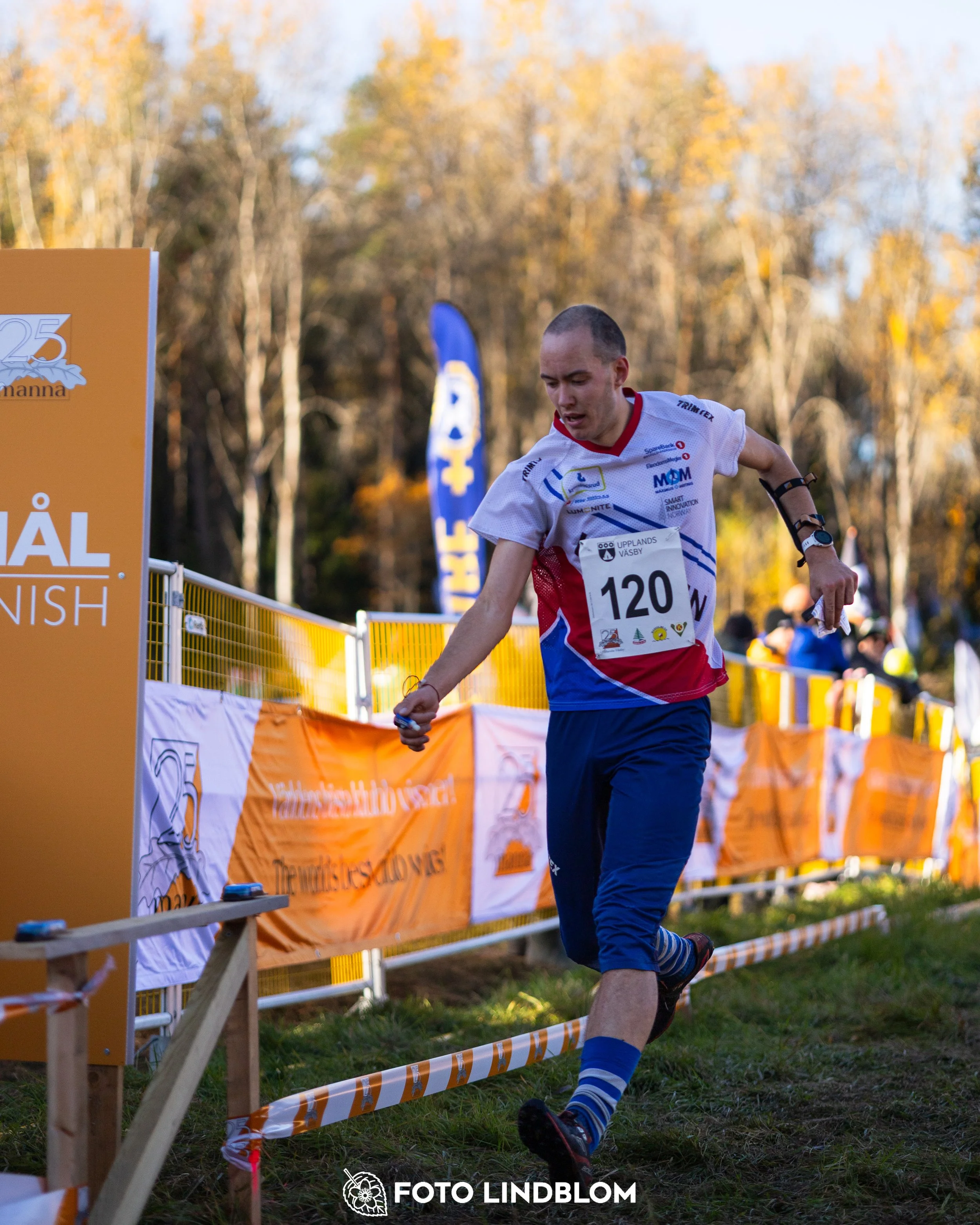 A picture from the 25-Manna orienteering event taken by Foto Lindblom