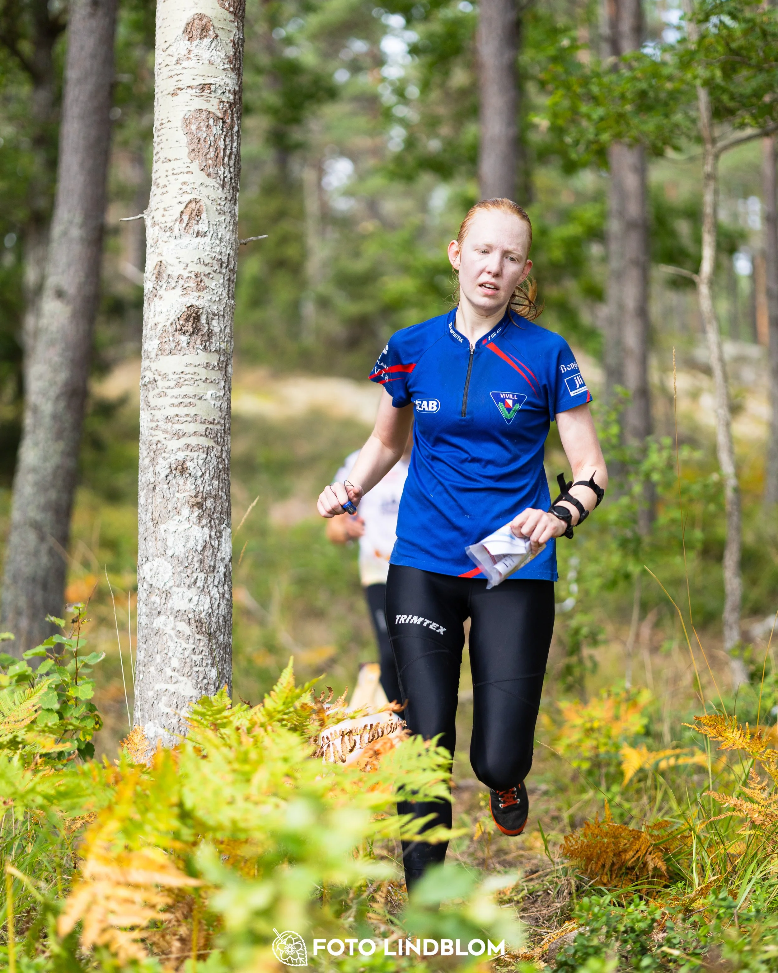 A picture from the Stockholm district championship in middle distance orienteering taken by Foto Lindblom