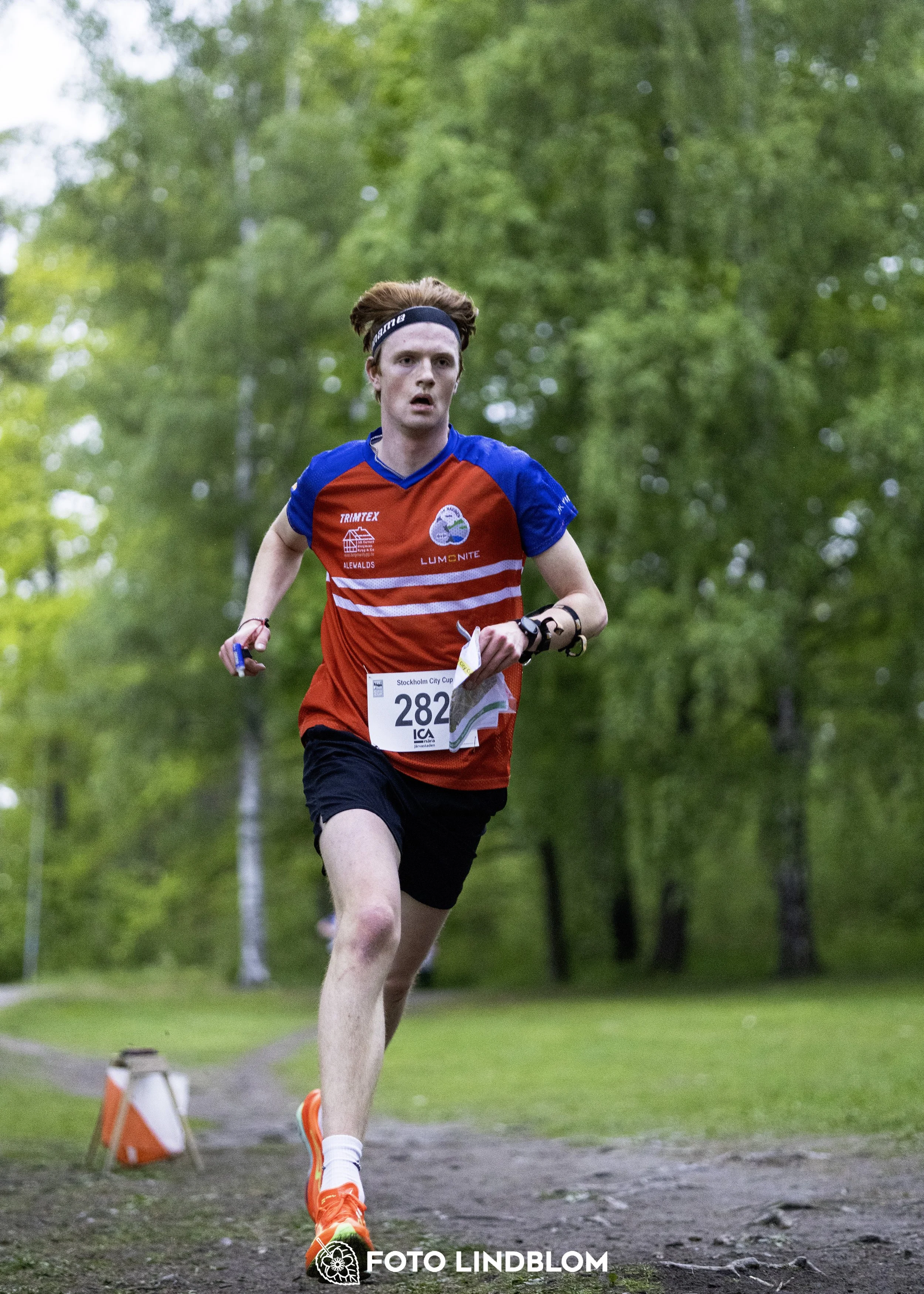 A picture from the secund stage of the Stockholm City Cup sprint orienteering competition
