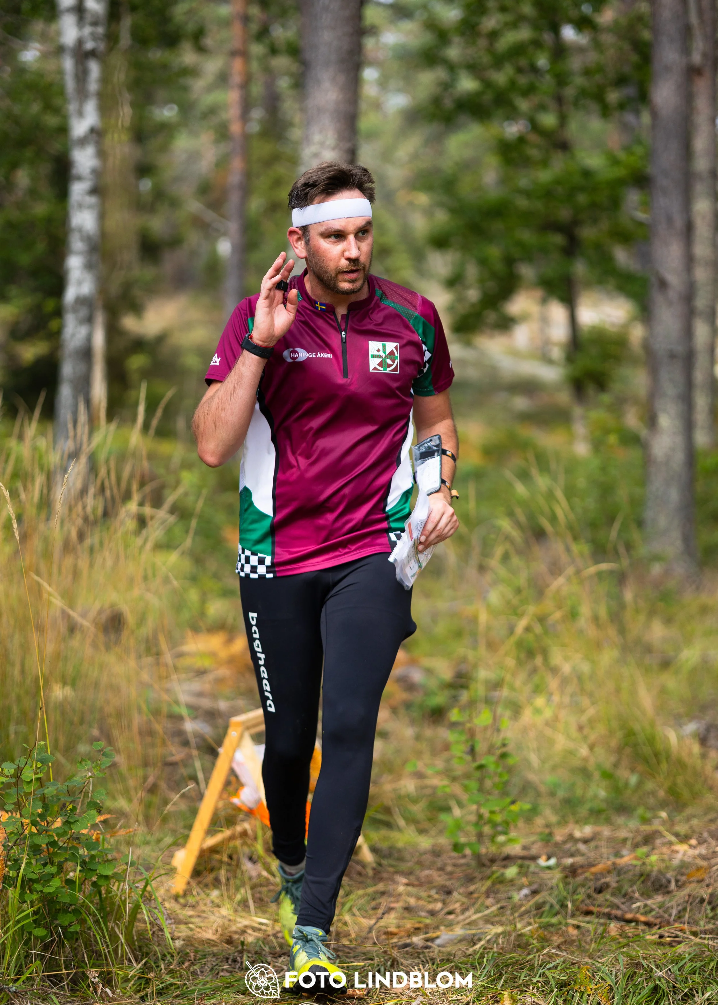 A picture from the Stockholm district championship in middle distance orienteering taken by Foto Lindblom