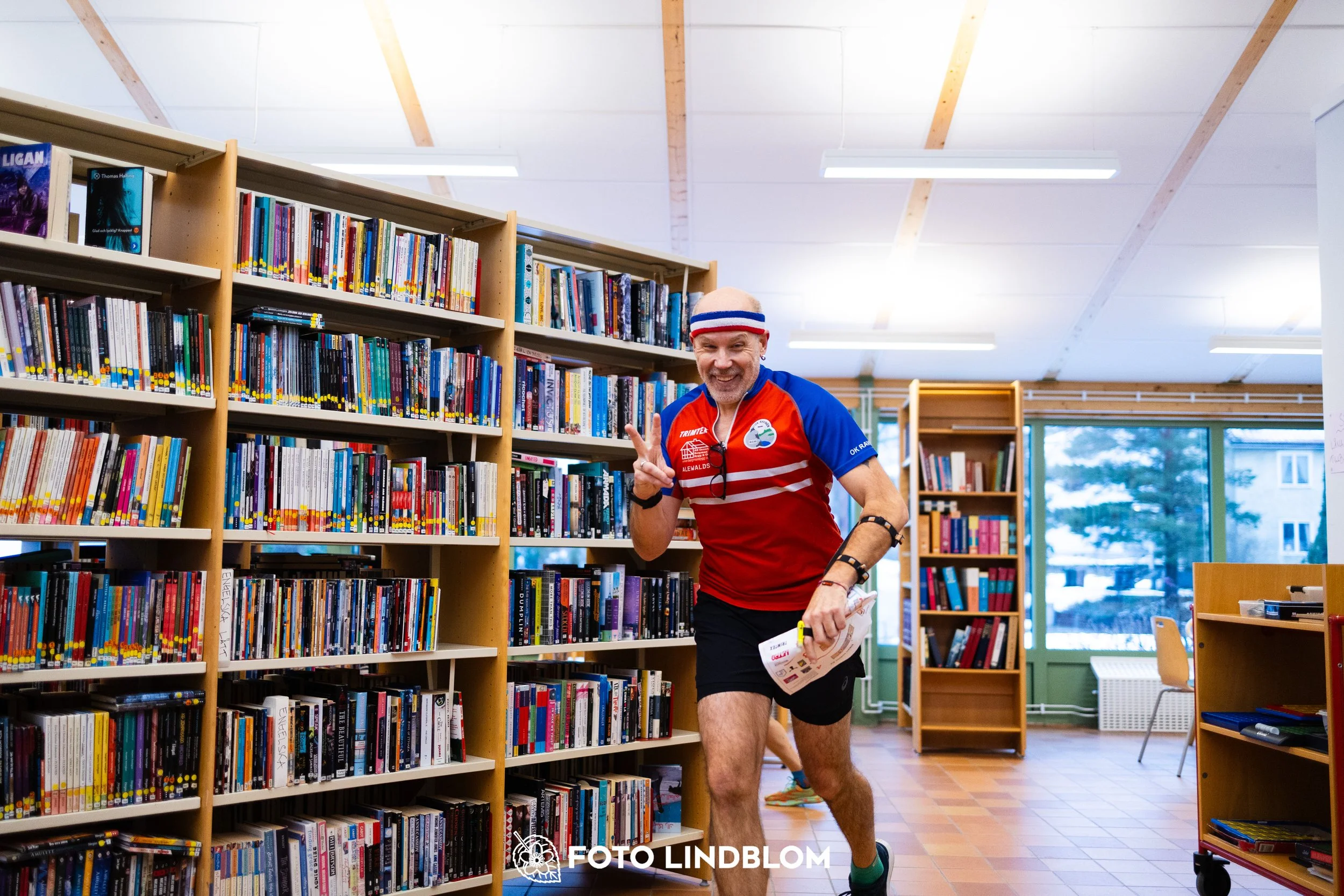 A picture from the indoor orienteering event Viken Indoor taken by Foto Lindblom