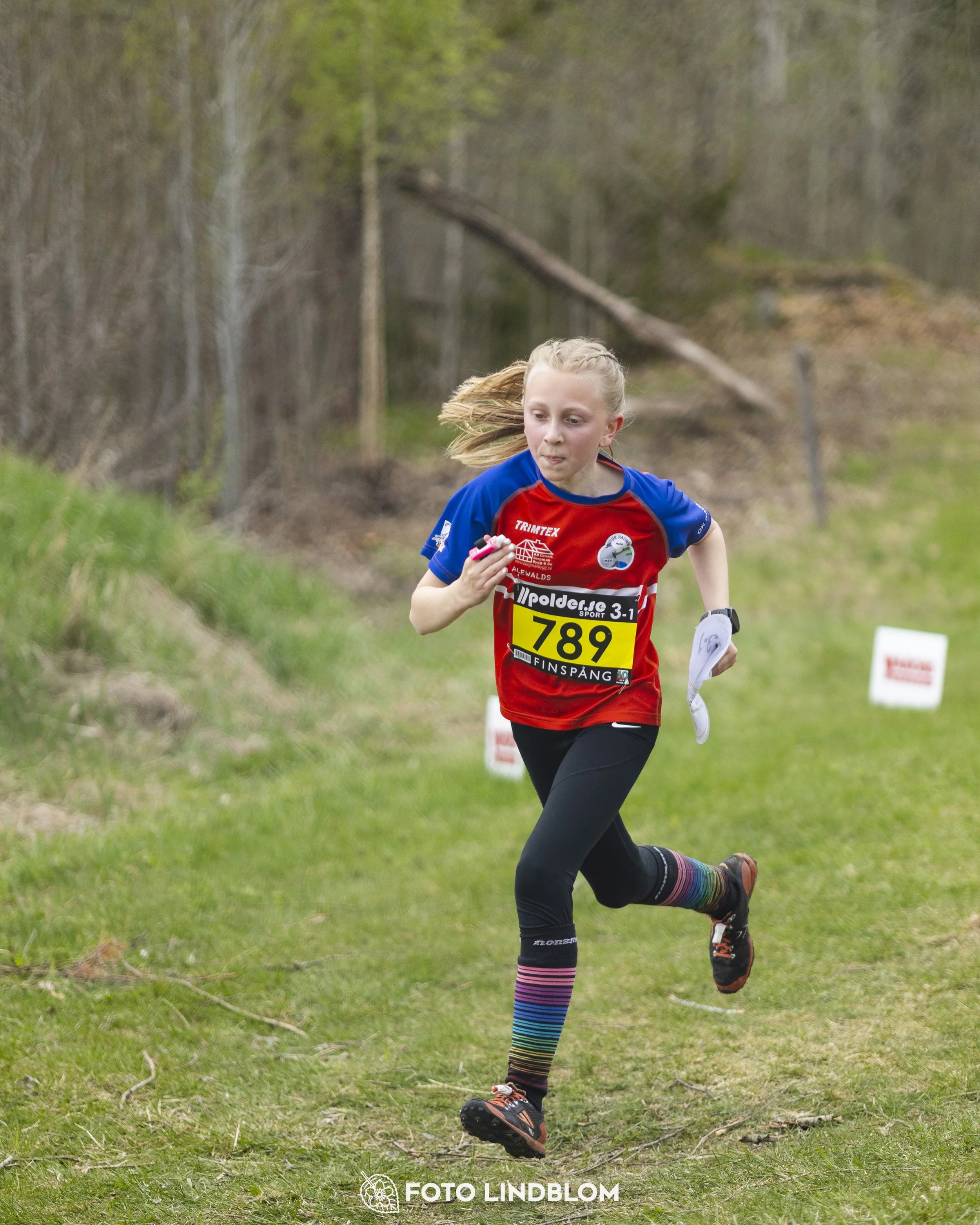 A picture from the youth relay at 10-Mila orienteering competition