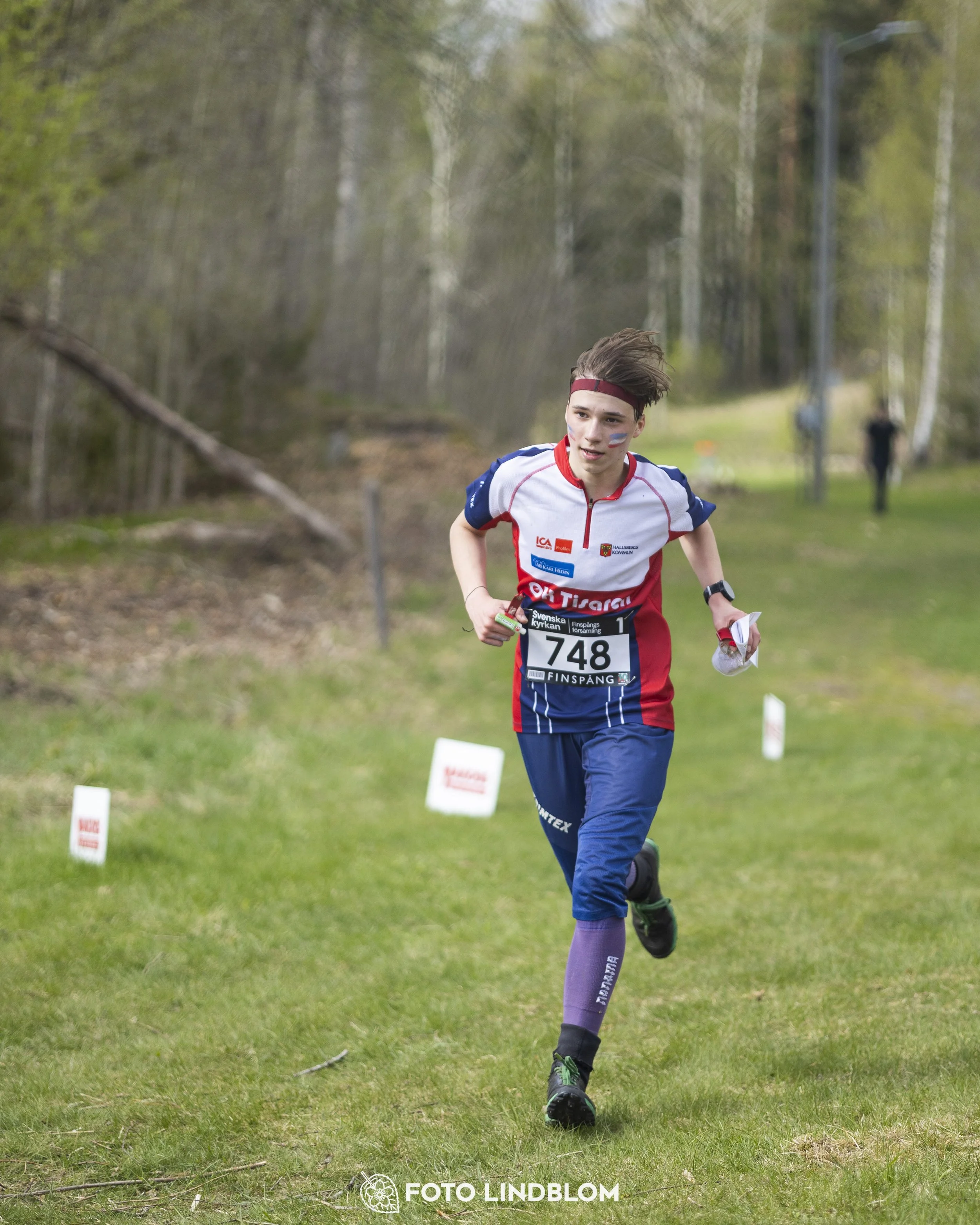 A picture from the youth relay at 10-Mila orienteering competition