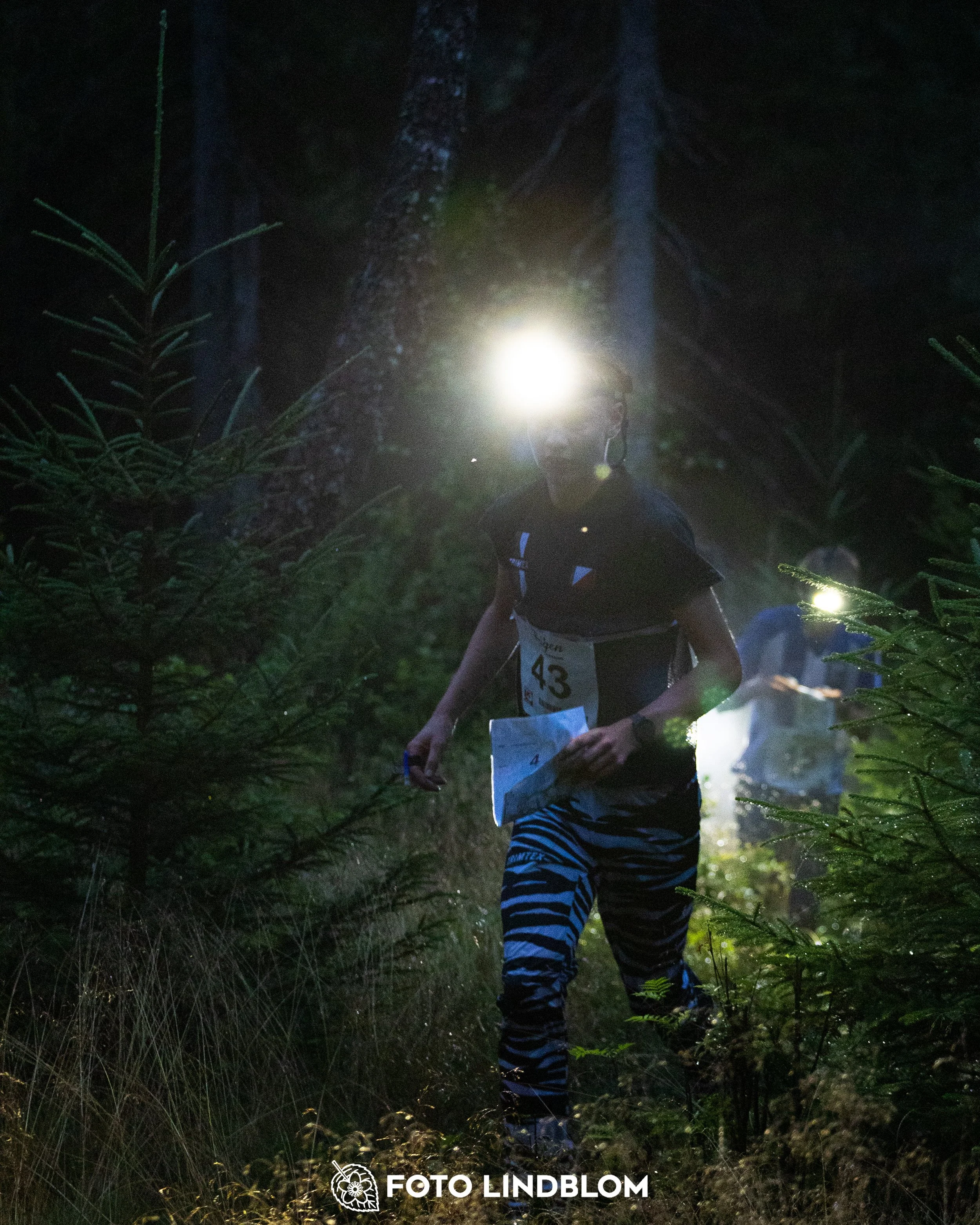 A picture from the youth 10 mila orienteering competition taken by Foto Lindblom