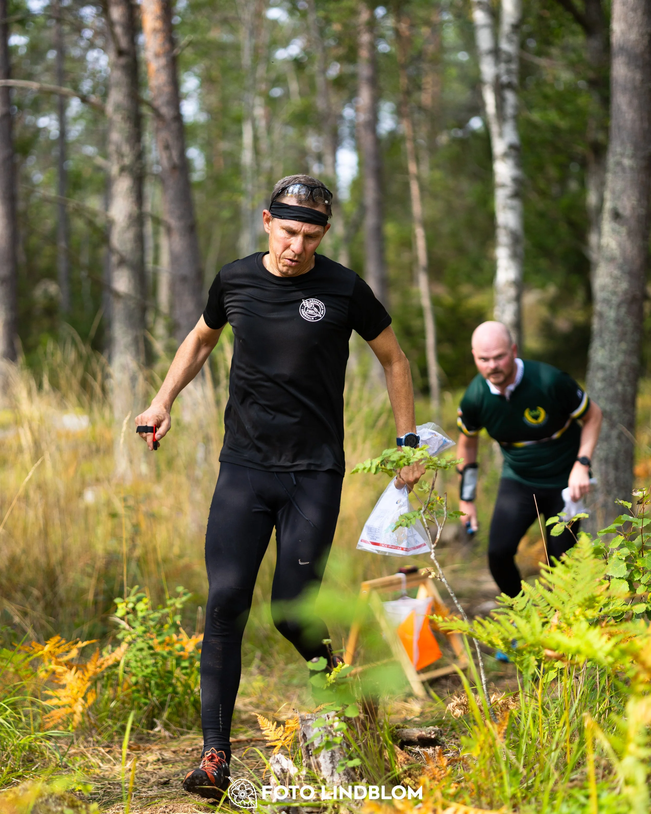 A picture from the Stockholm district championship in middle distance orienteering taken by Foto Lindblom