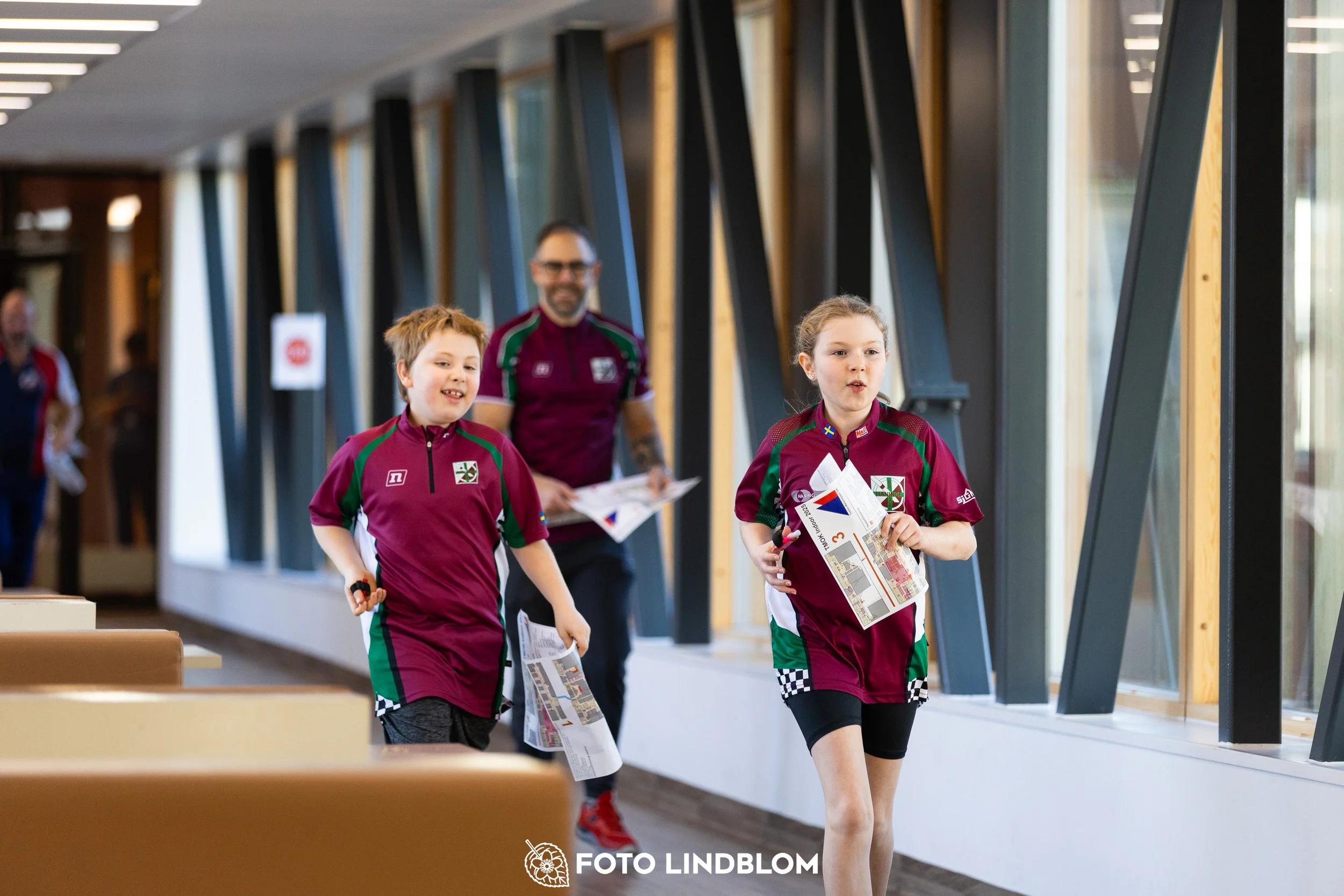 A picture from the indoor orienteering event TMOK Indoor taken by Foto Lindblom