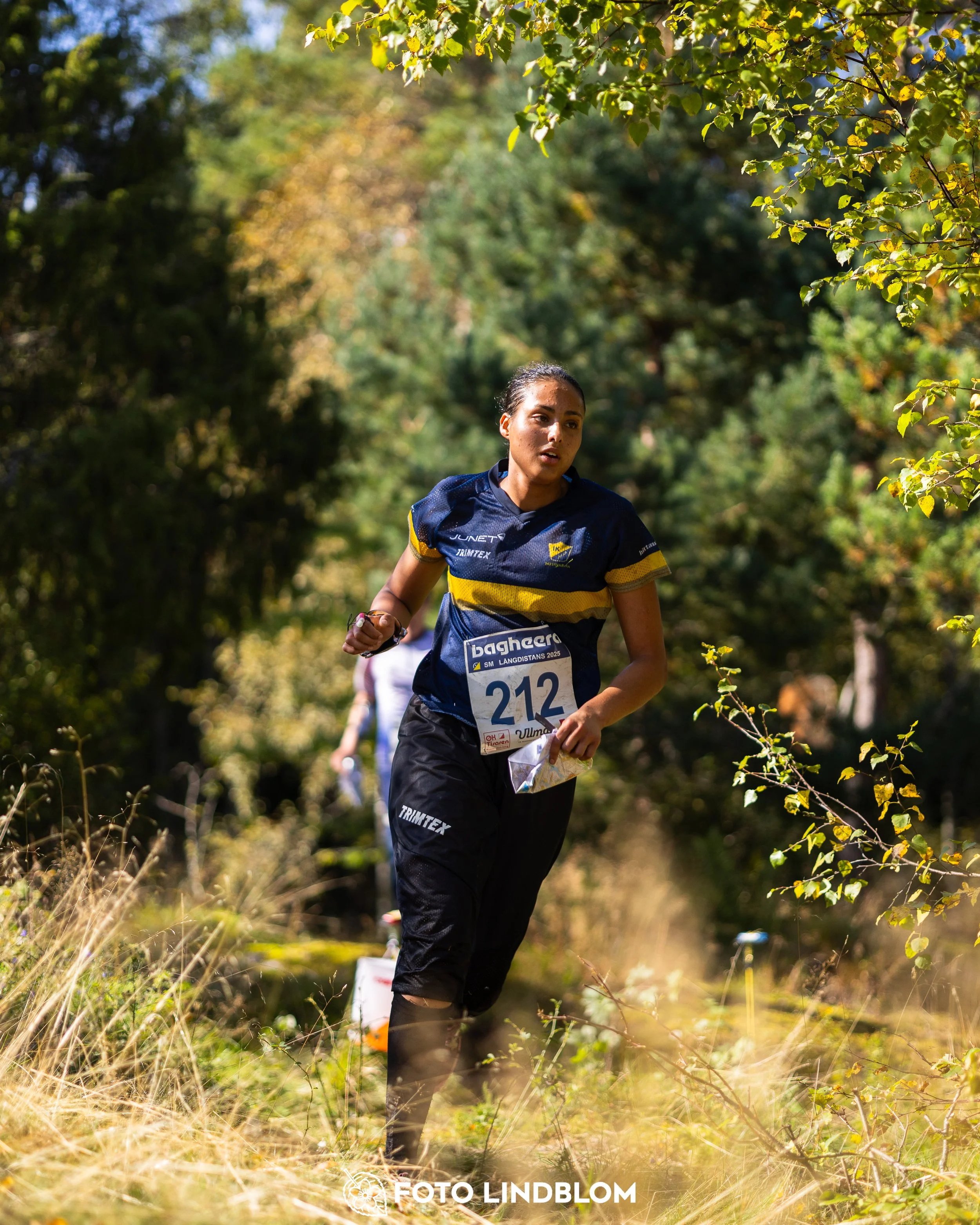 A picture from the Swedish national championship in long distance orienteering and Swedish league race taken by Foto Lindblom