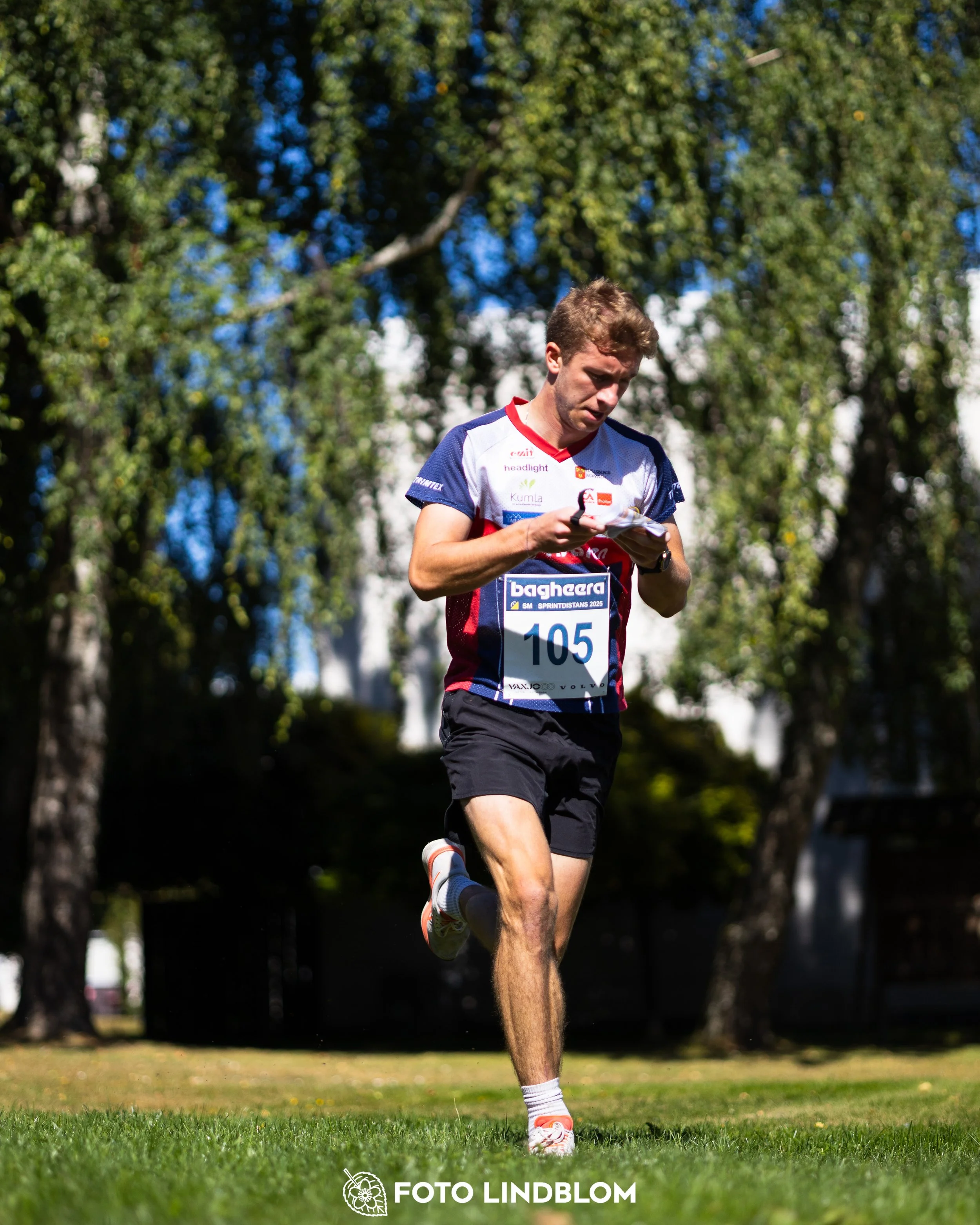 A picture from the Swedish national championship in knock out orienteering  taken by Foto Lindblom