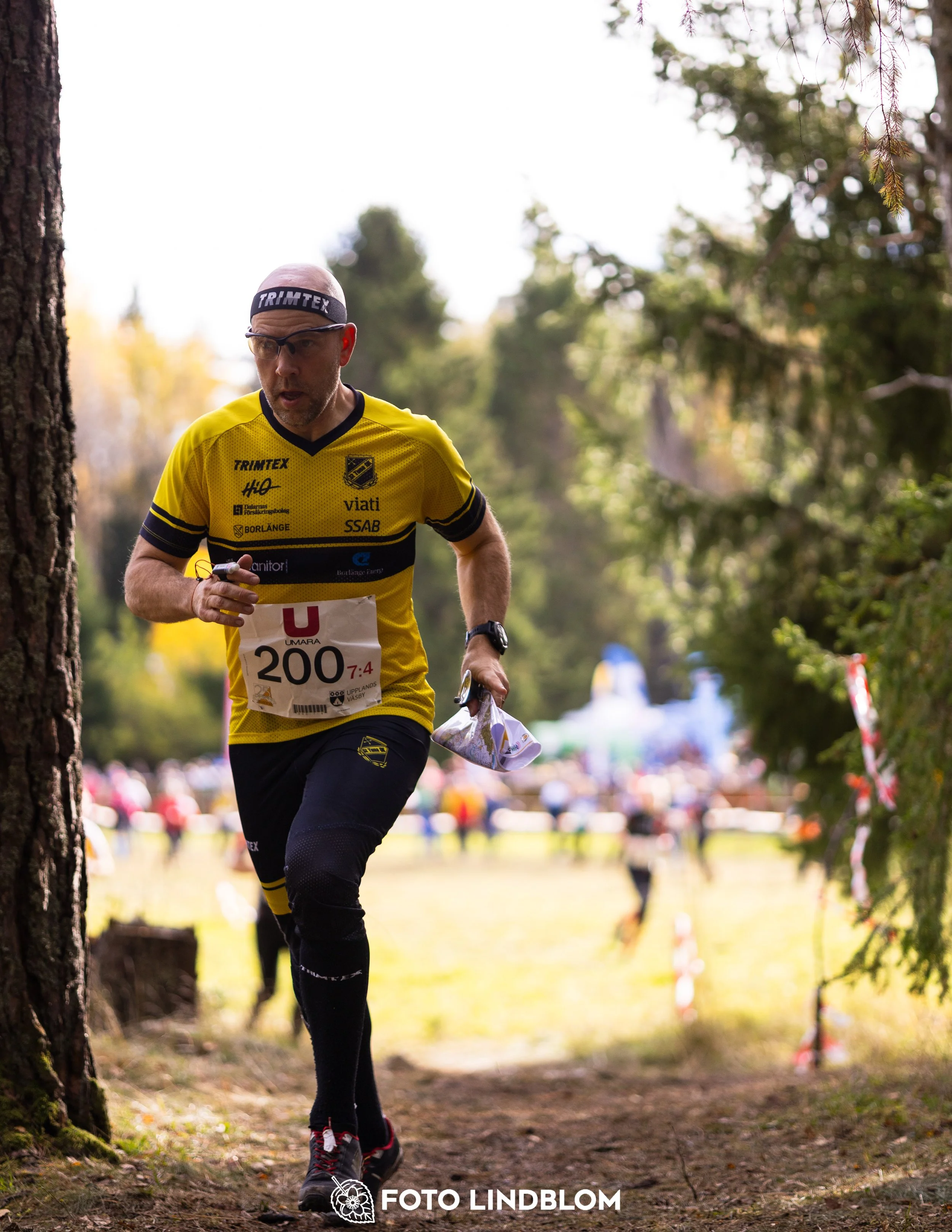 A picture from the 25-Manna orienteering event taken by Foto Lindblom