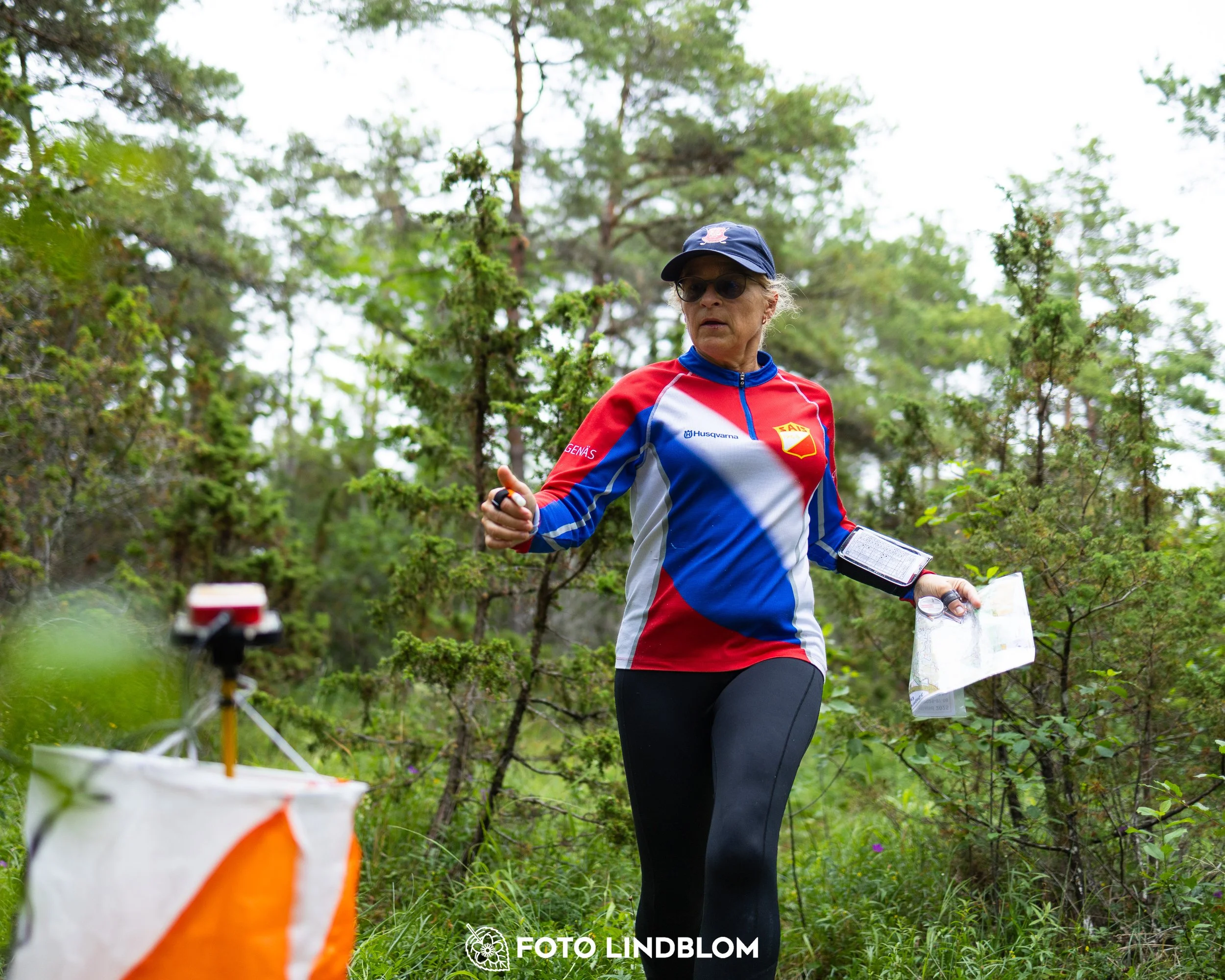 A picture from the Gotlands 3-Dagars orienteering competition