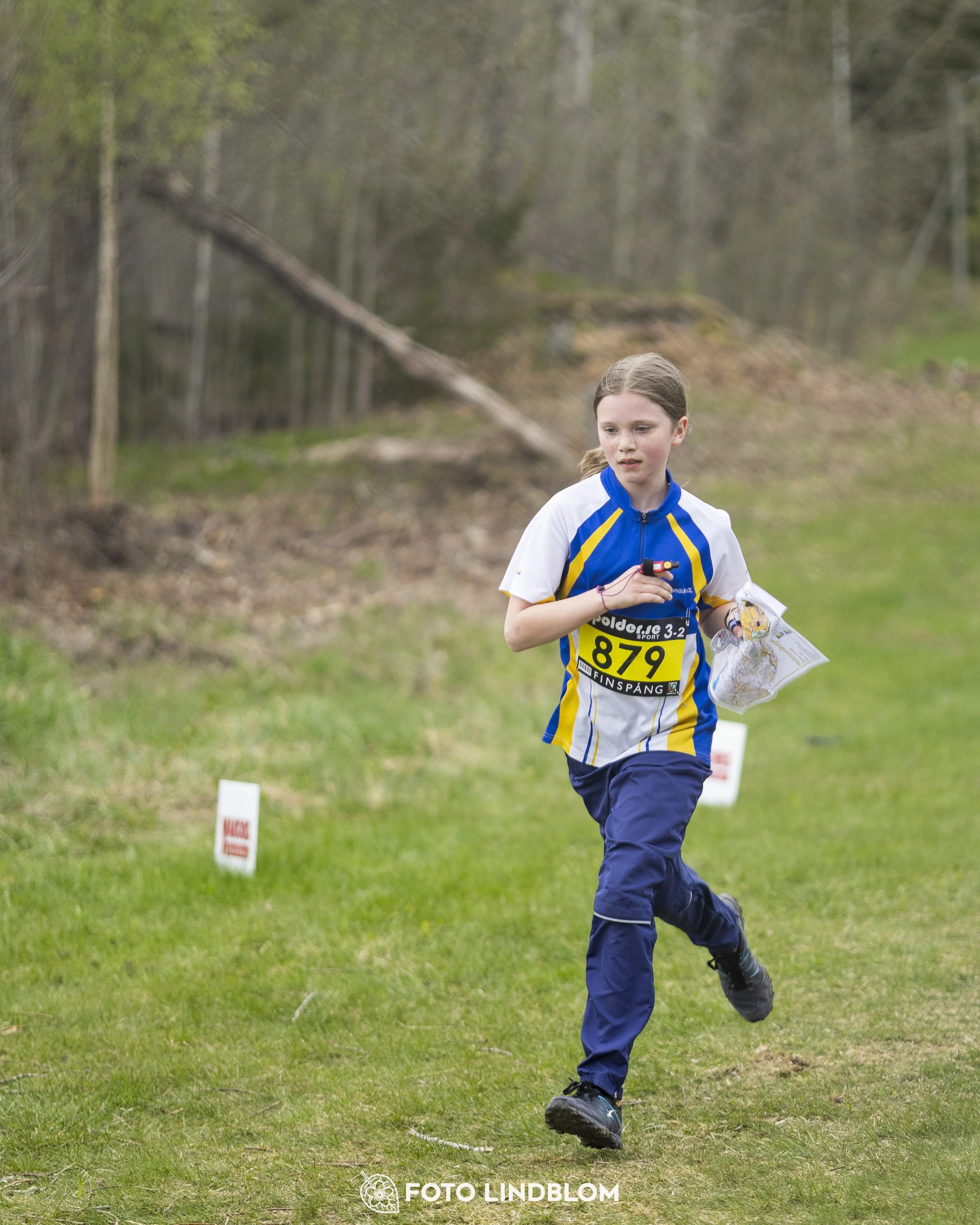 A picture from the youth relay at 10-Mila orienteering competition