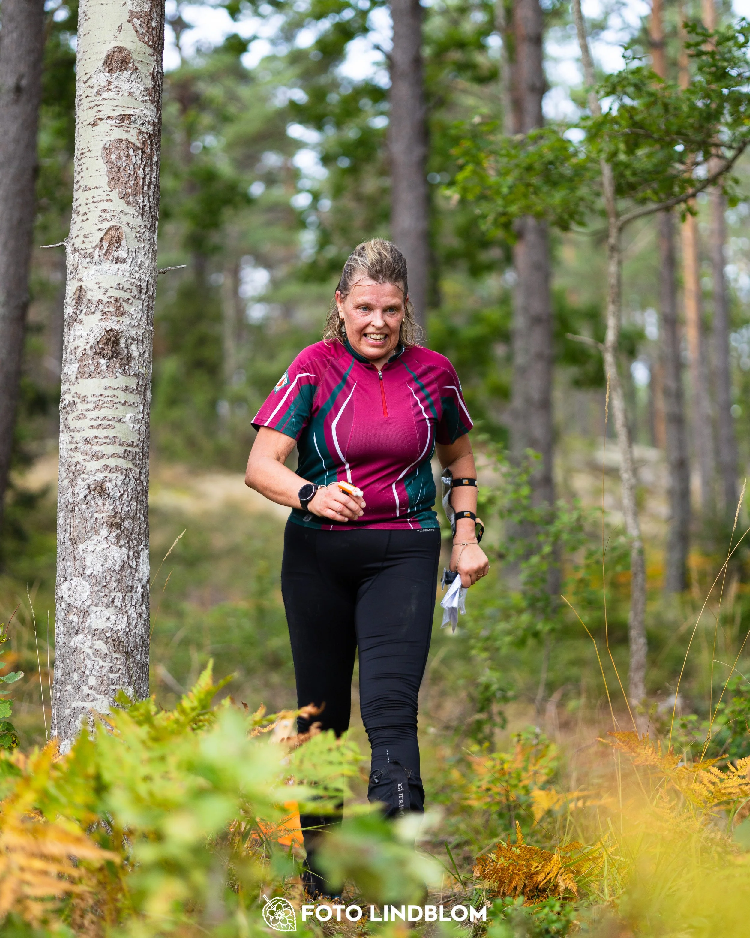 A picture from the Stockholm district championship in middle distance orienteering taken by Foto Lindblom