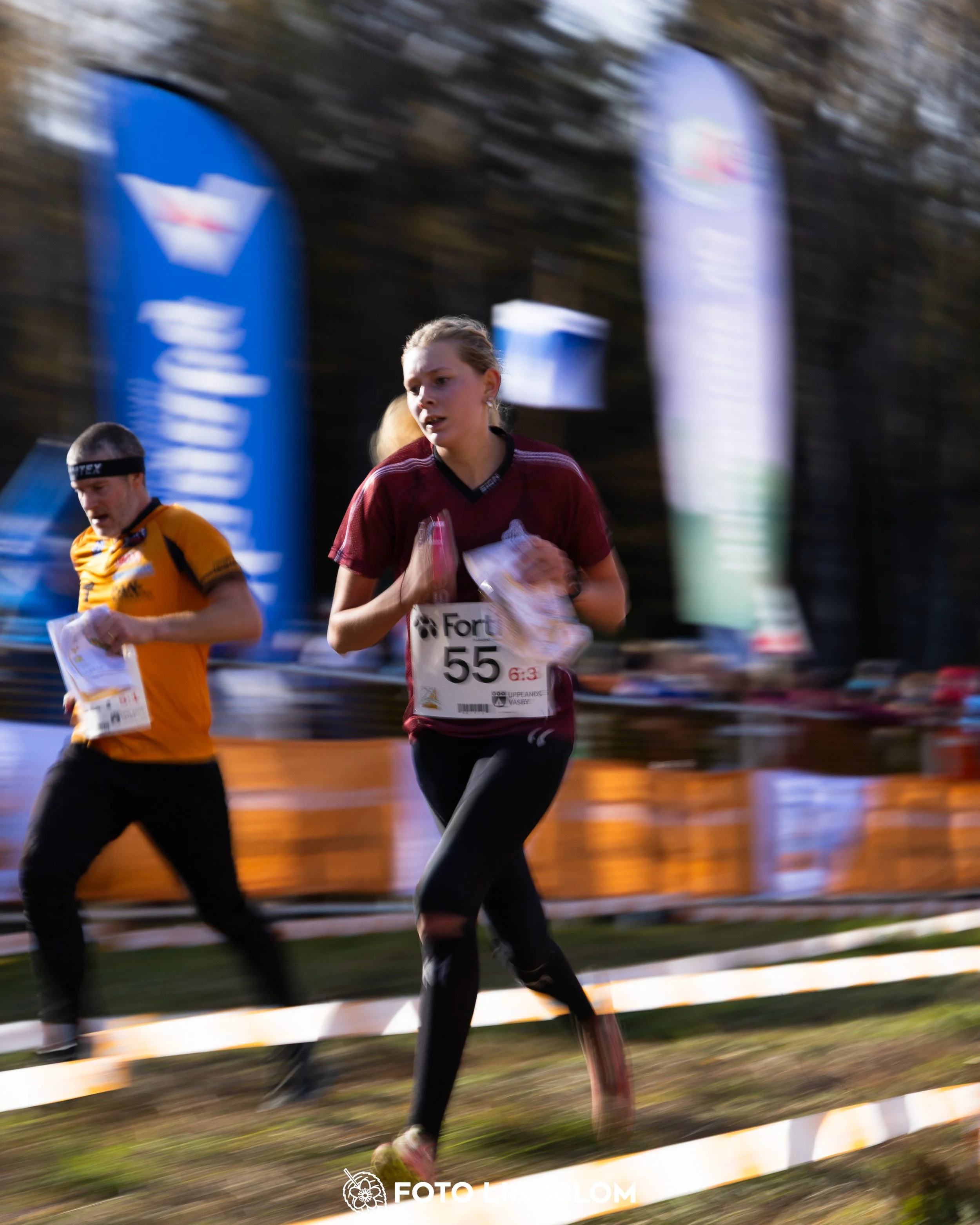 A picture from the 25-Manna orienteering event taken by Foto Lindblom