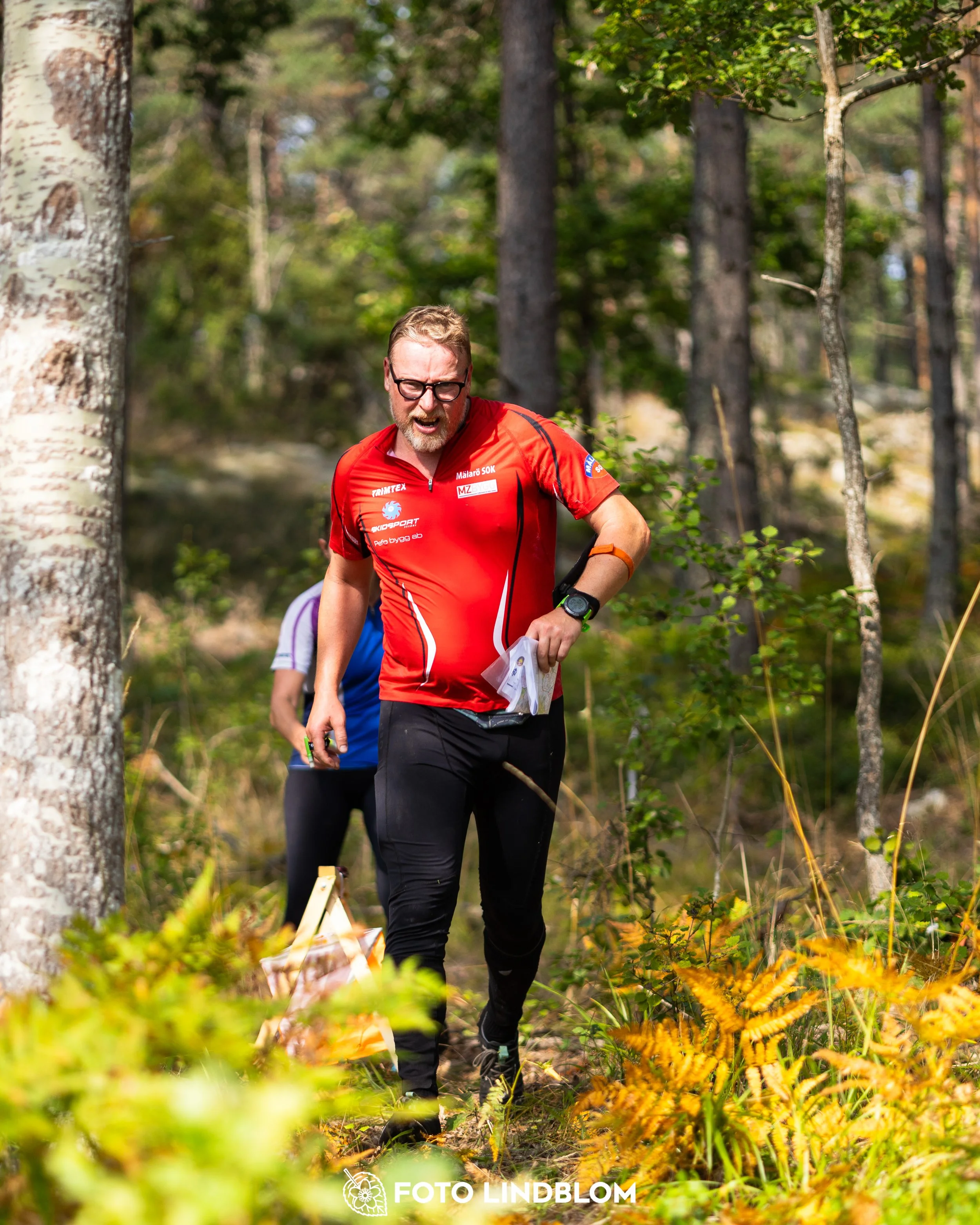 A picture from the Stockholm district championship in middle distance orienteering taken by Foto Lindblom