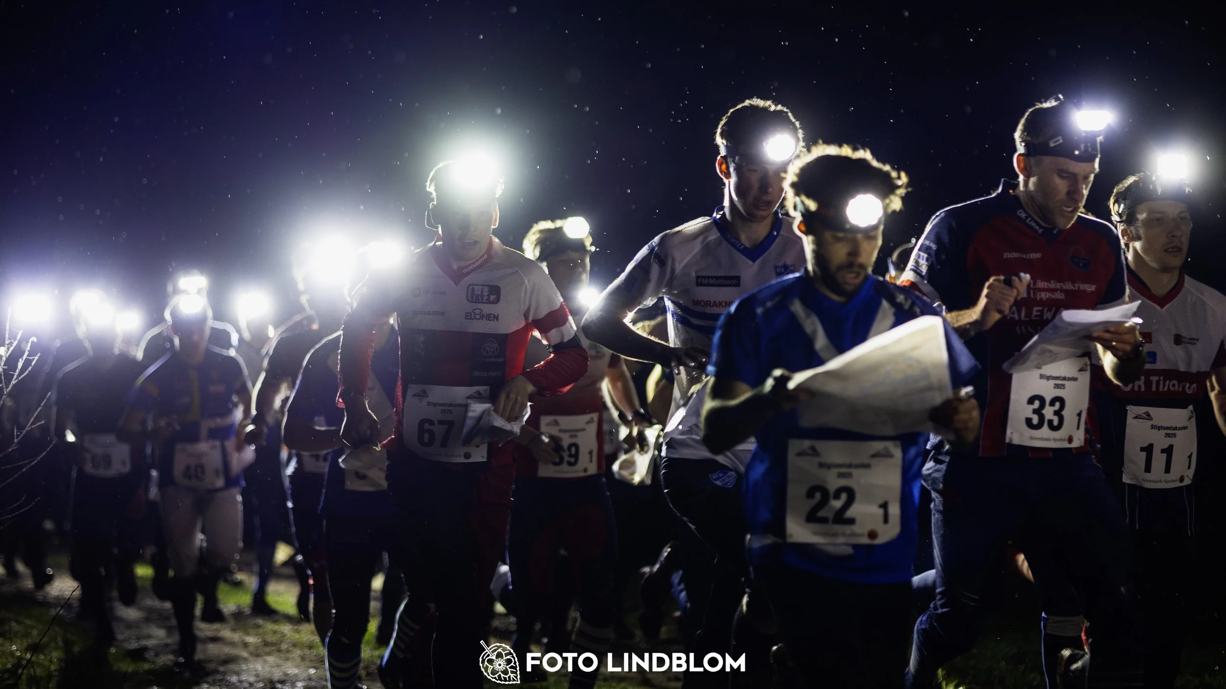 A picture from the orienteering relay competition "Stigtomtakavlen"