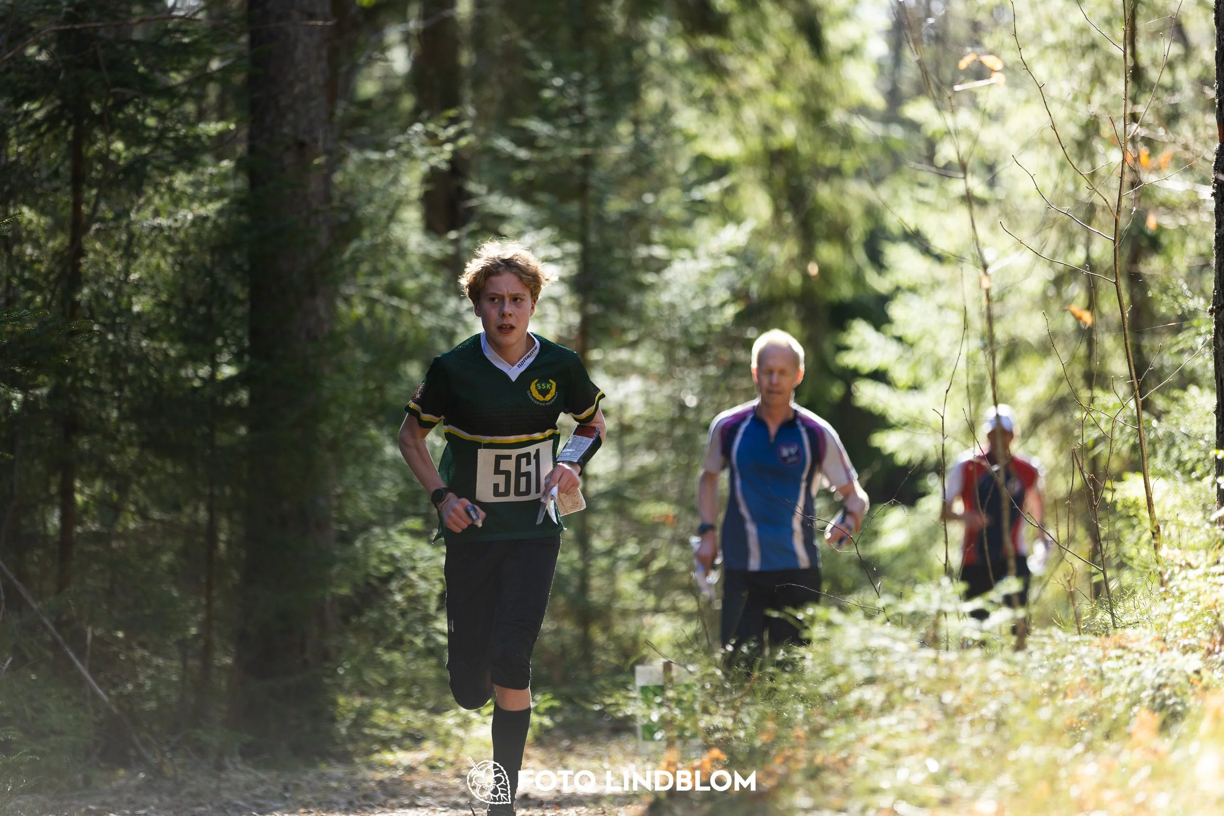A moment from the 2026 Nyköpingsorienteringen orienteering race in Sweden, captured by Foto Lindblom.