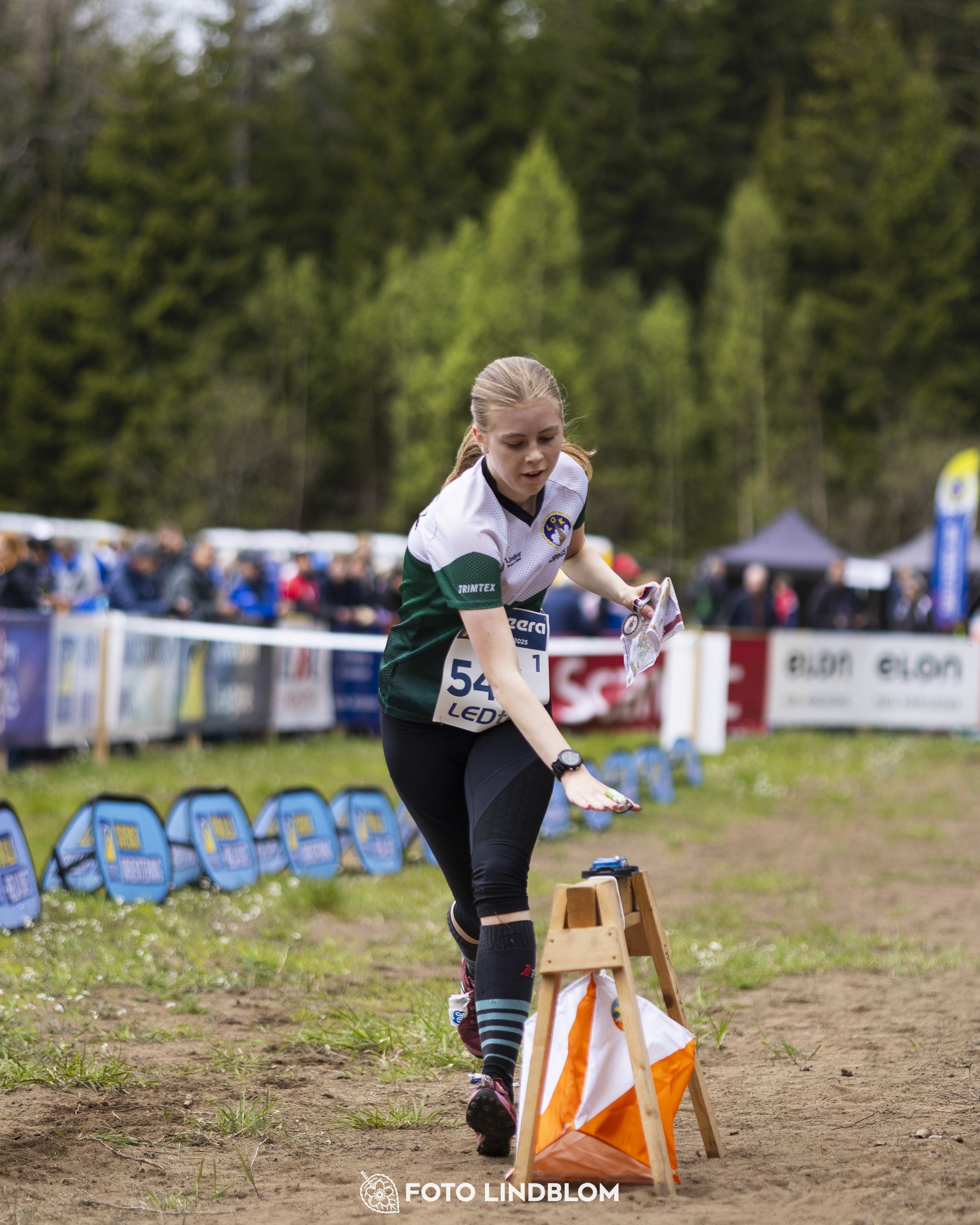 A picture from the Swedish national championship in relay orienteering