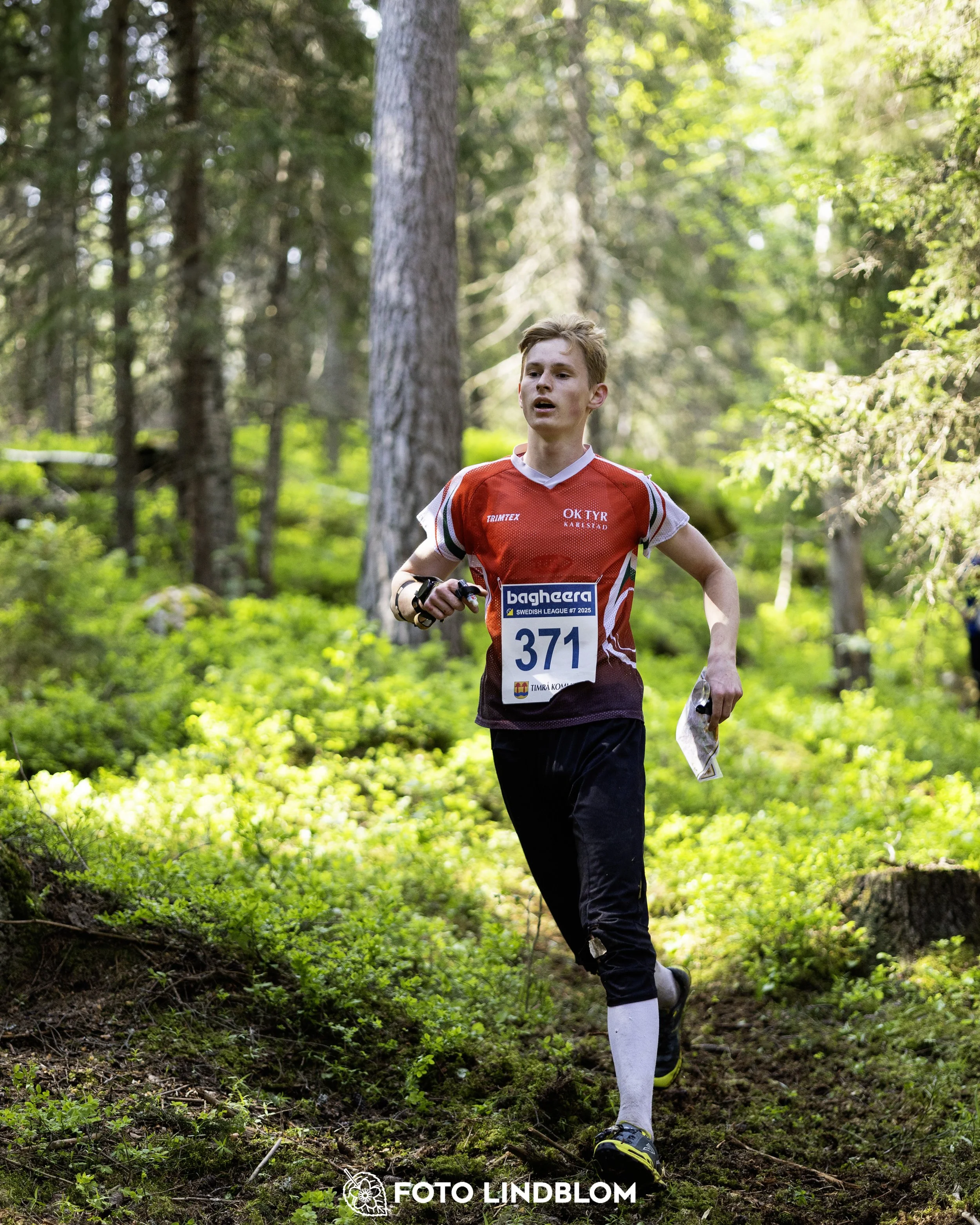A picture from the seventh stage of the Swedish League orienteering competition
