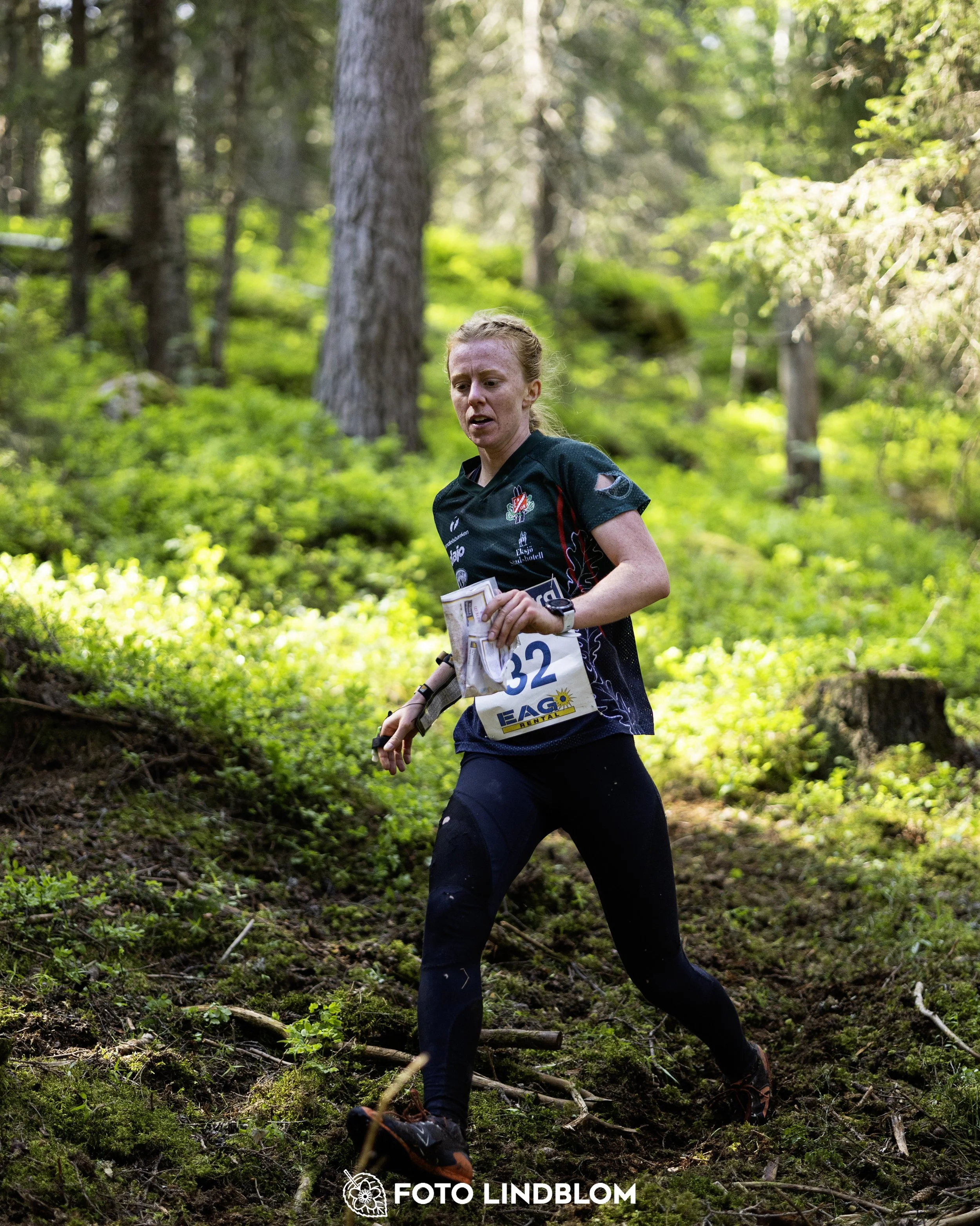 A picture from the seventh stage of the Swedish League orienteering competition