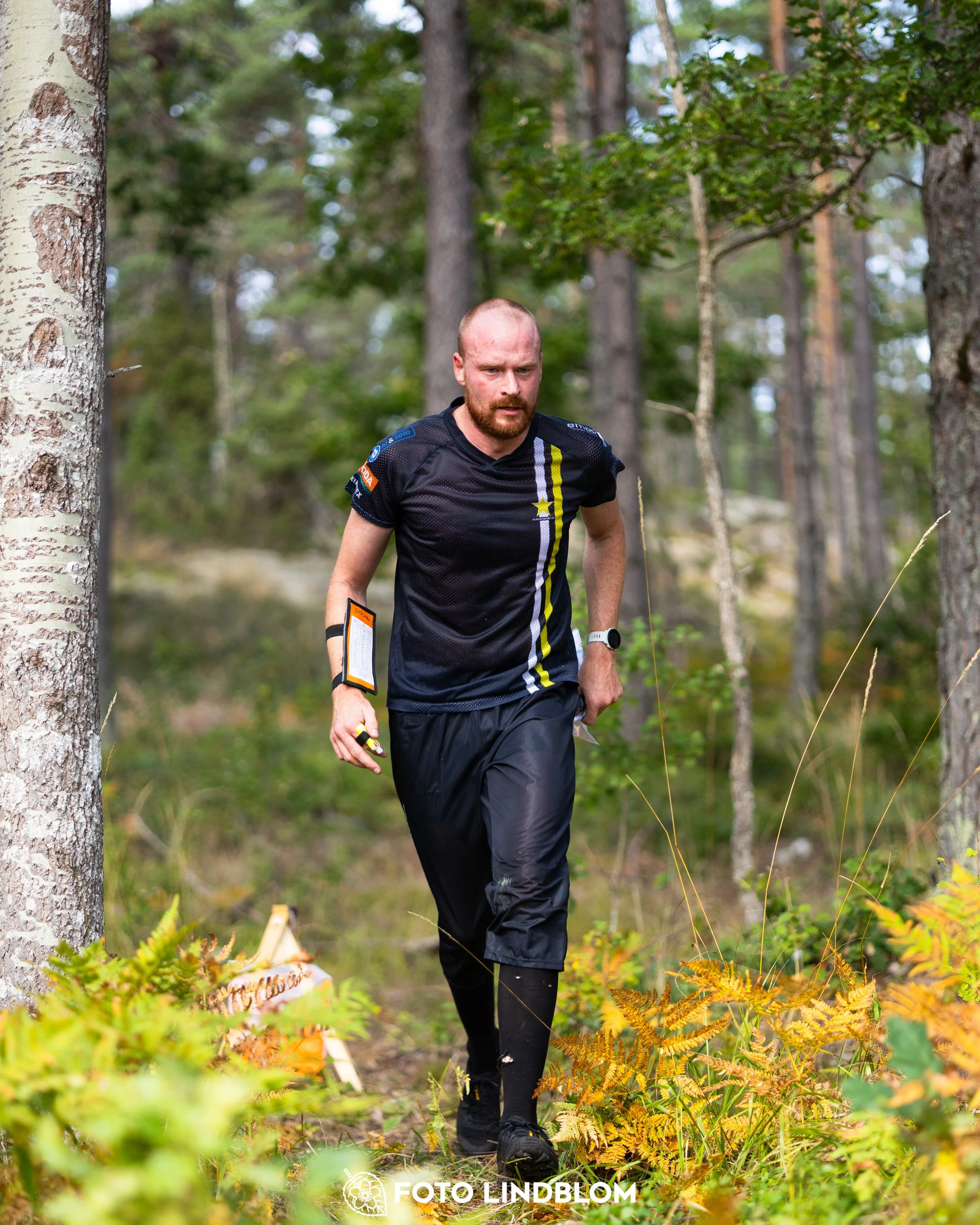 A picture from the Stockholm district championship in middle distance orienteering taken by Foto Lindblom