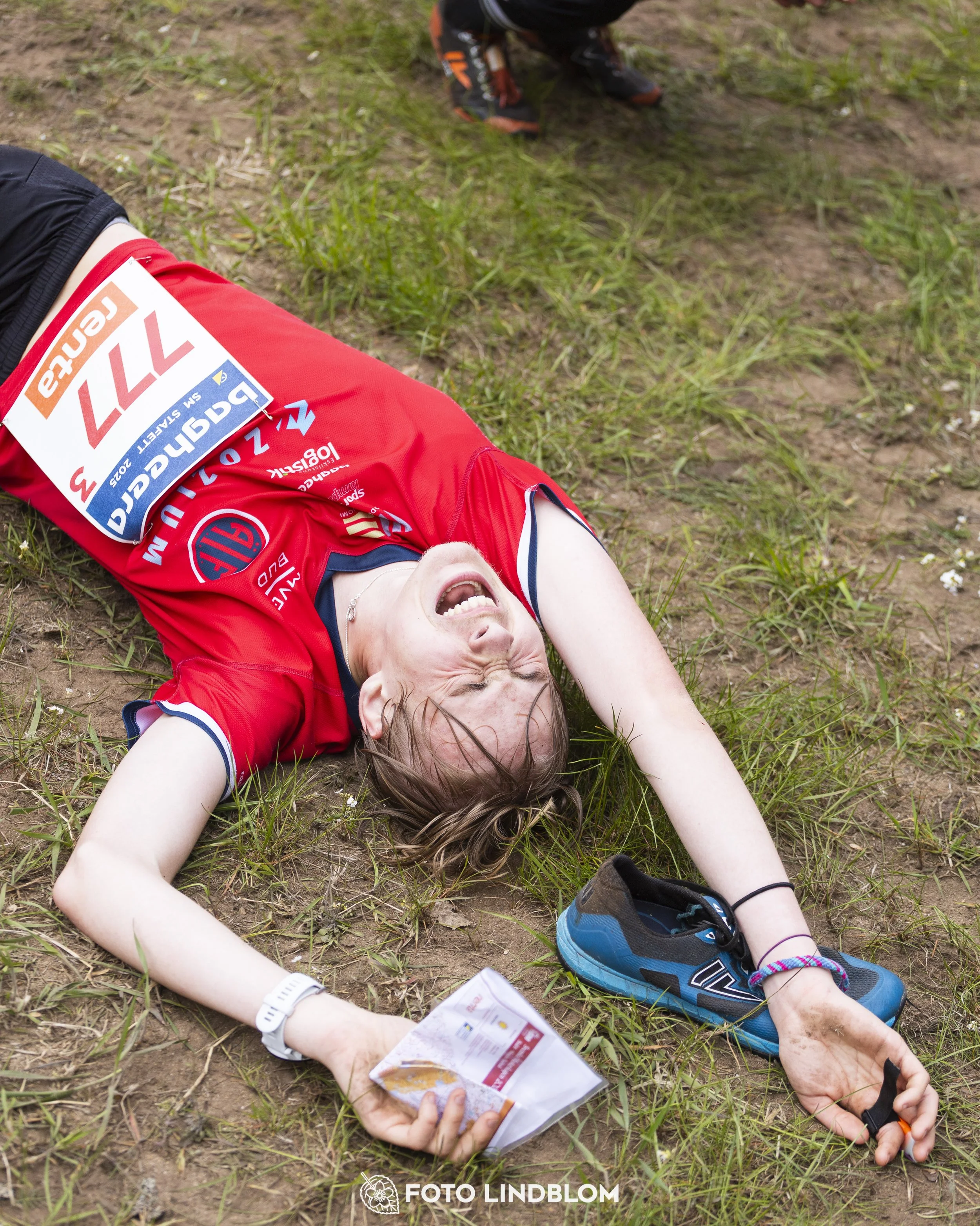 A picture from the Swedish national championship in relay orienteering