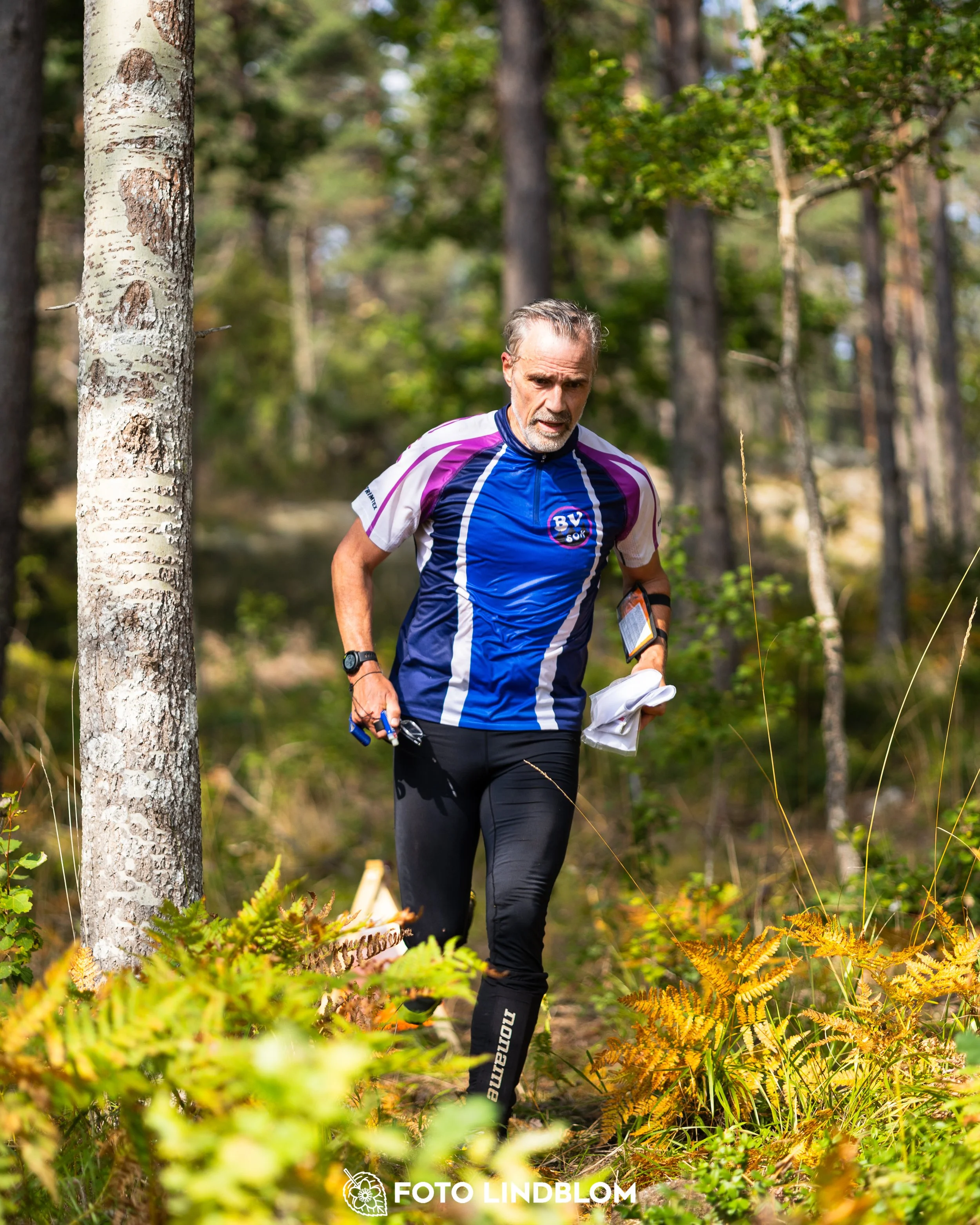 A picture from the Stockholm district championship in middle distance orienteering taken by Foto Lindblom