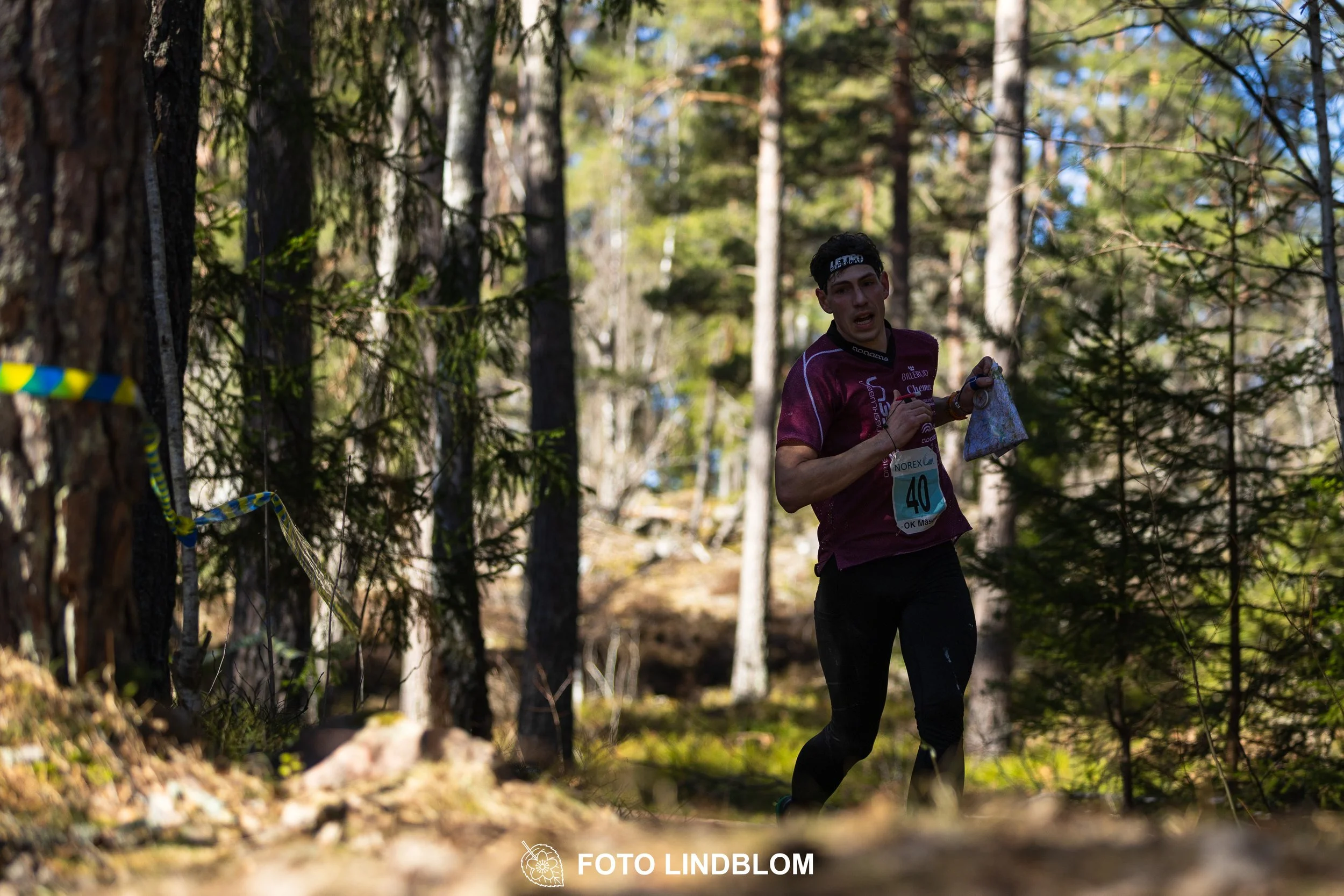 A moment from the Måsenstafetten 2026 relay event in Sweden, photographed by Foto Lindblom.
