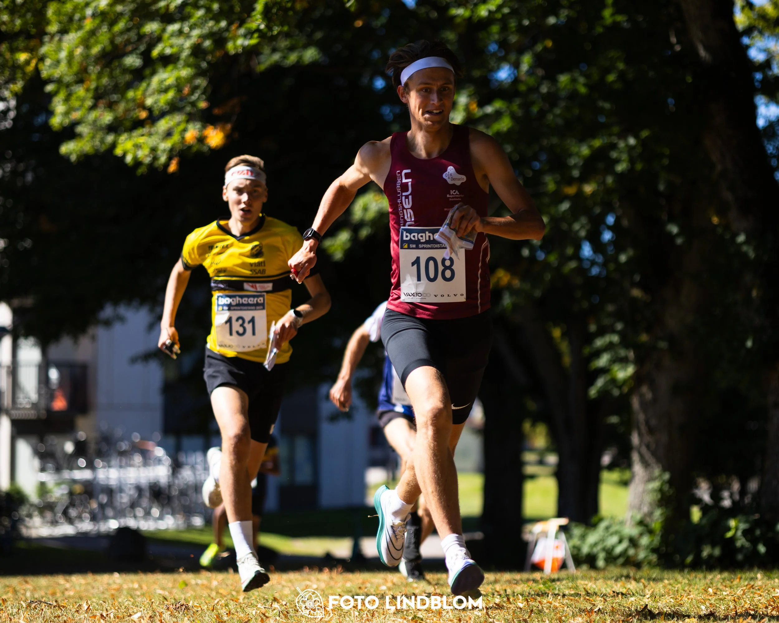 A picture from the Swedish national championship in knock out orienteering  taken by Foto Lindblom