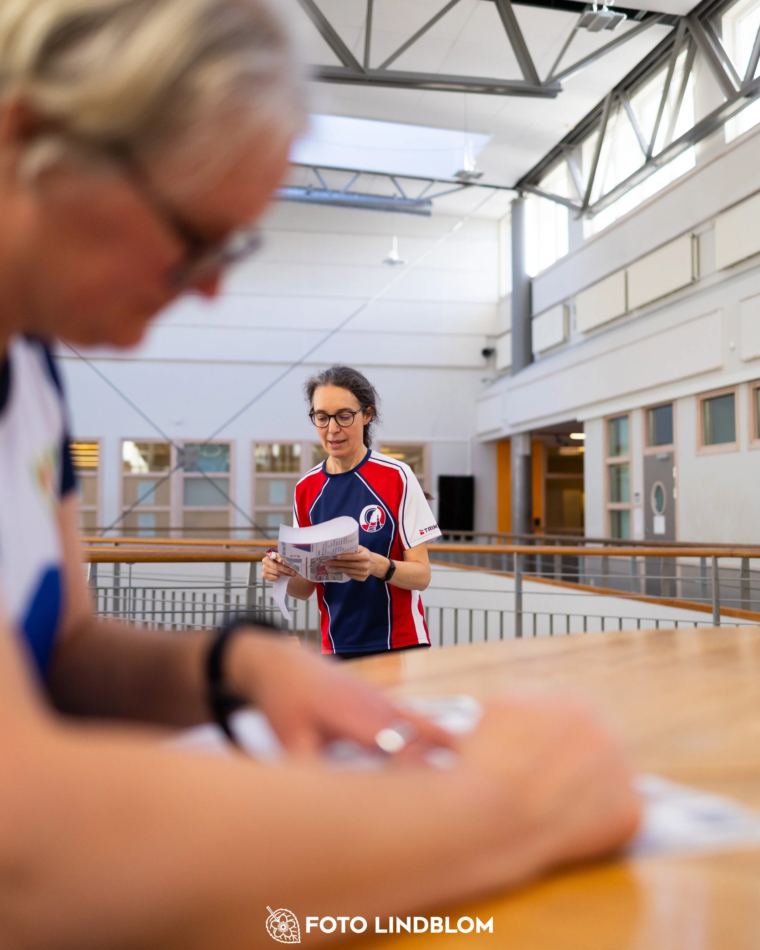 A picture from the indoor orienteering event TMOK Indoor taken by Foto Lindblom