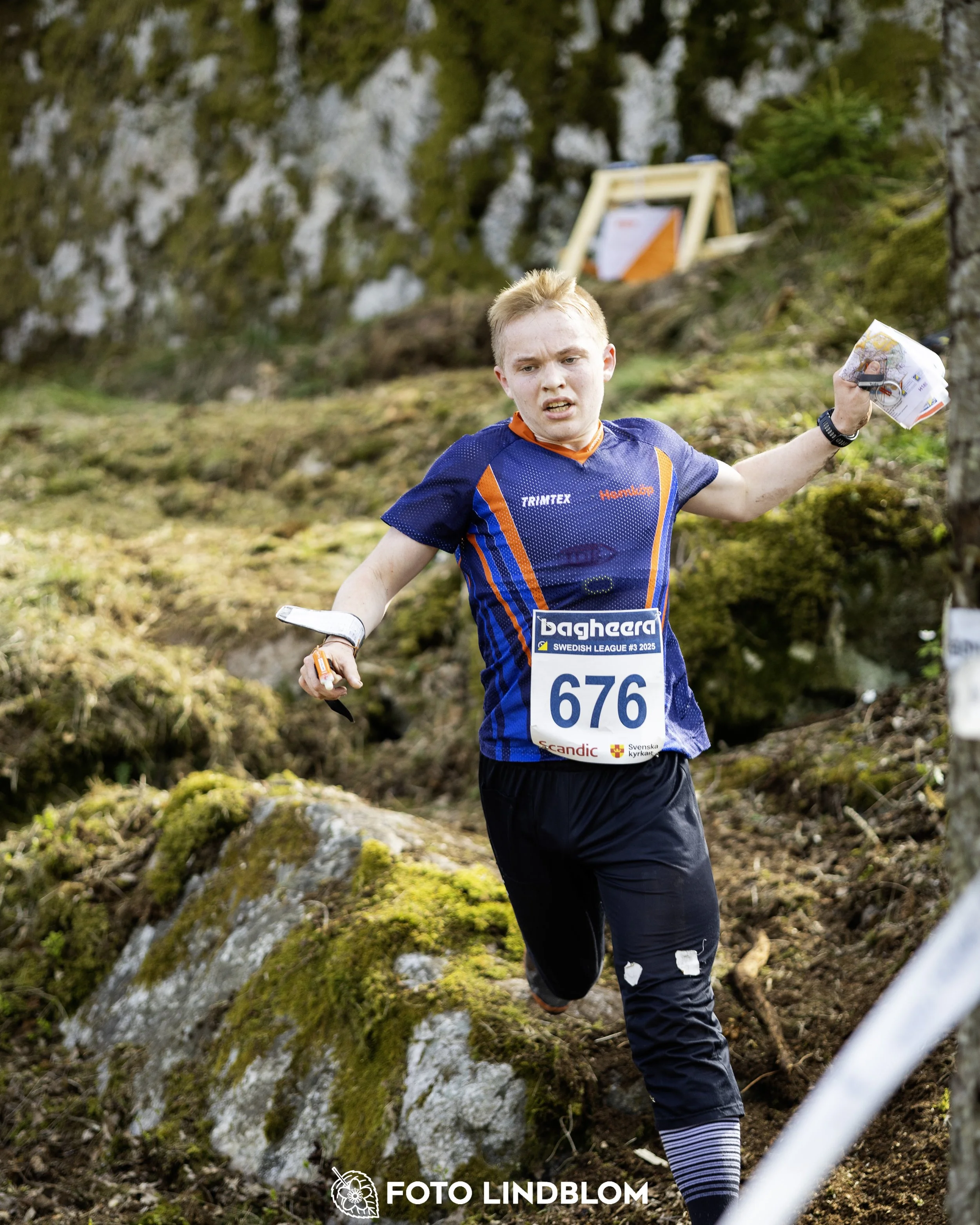 A picture from the third stage of the Swedish League orienteering competition