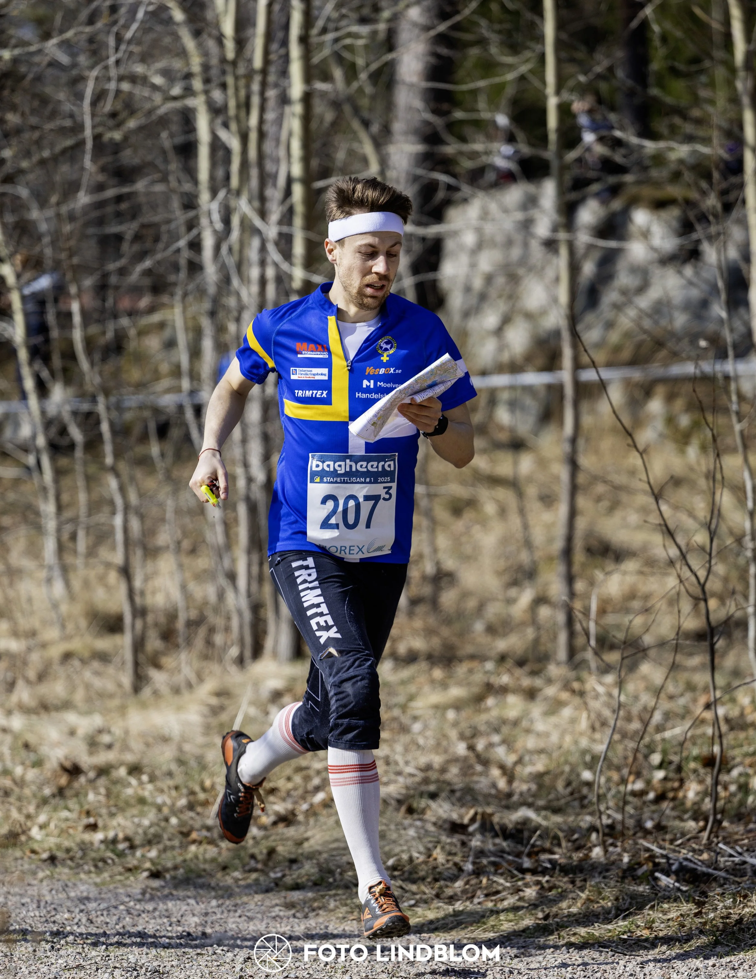 A picture from the orienteering relay competition "Måsen Staffeten"