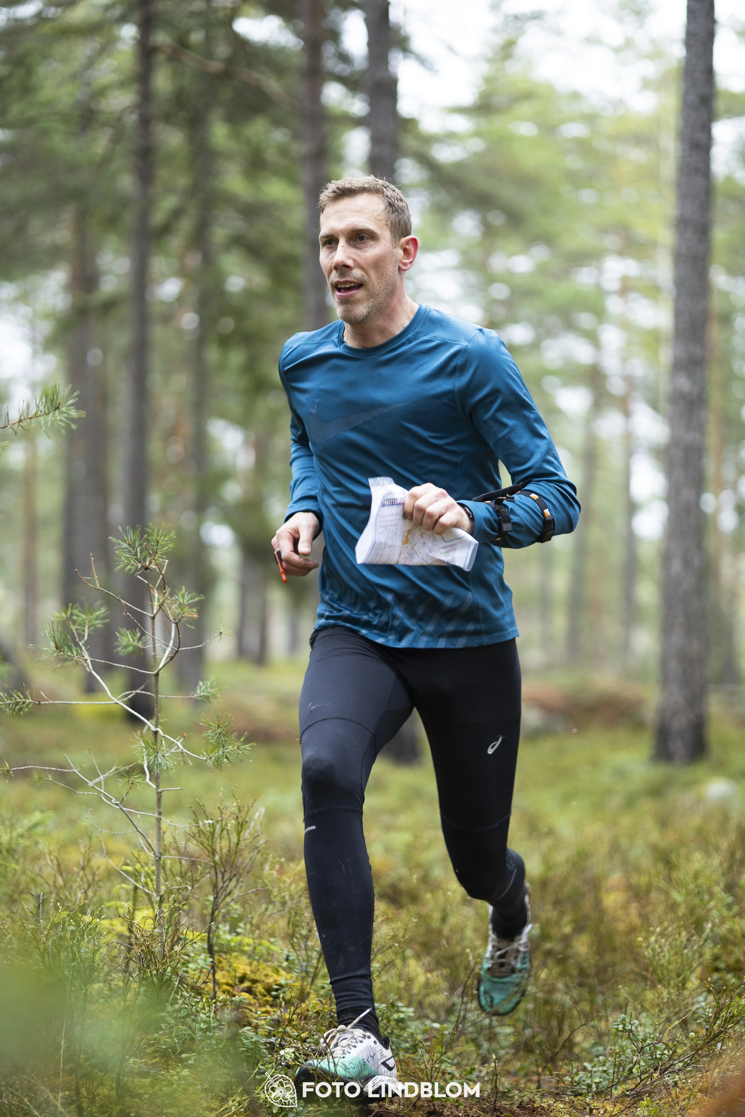 A picture from the orienteering competition "Prästtomtadubbeln"