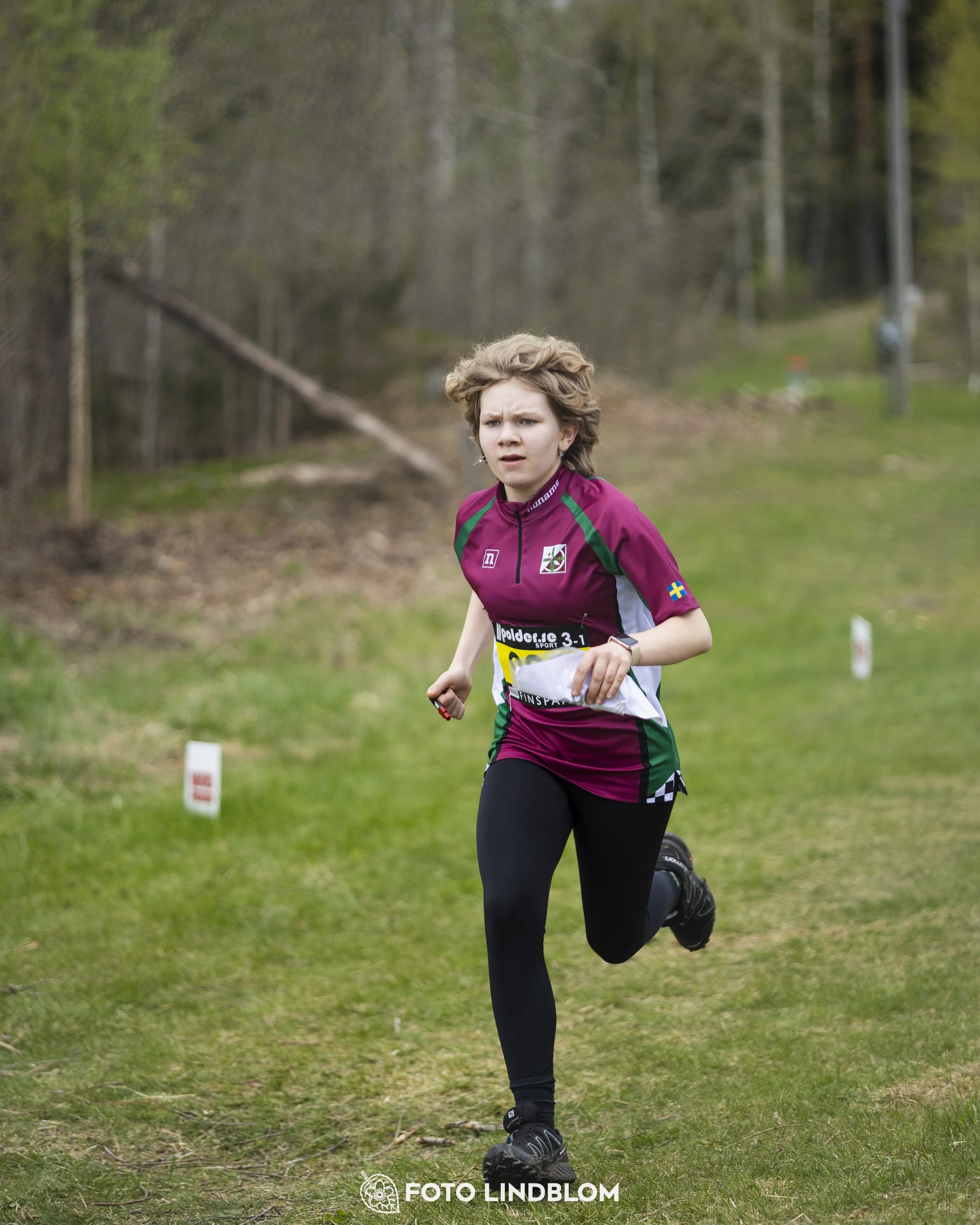 A picture from the youth relay at 10-Mila orienteering competition