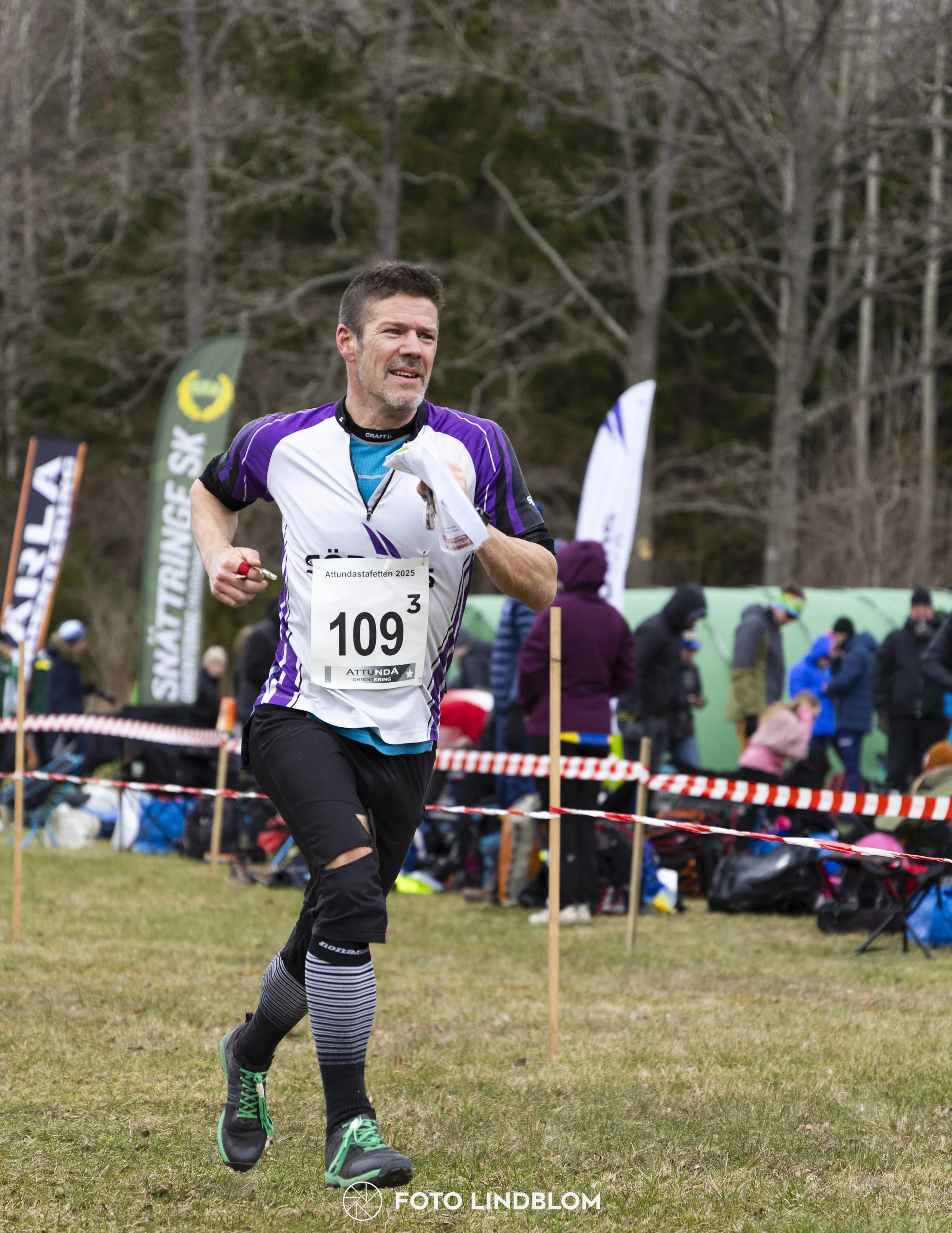 A picture from the orienteering relay competition "Attundastafetten"