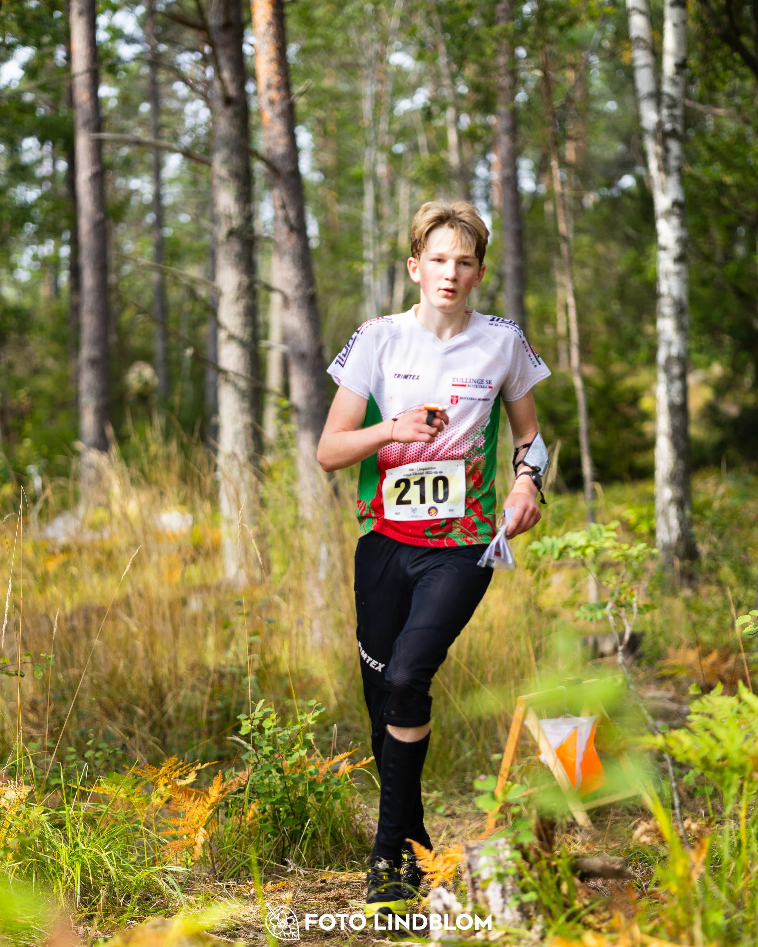 A picture from the Stockholm district championship in middle distance orienteering taken by Foto Lindblom