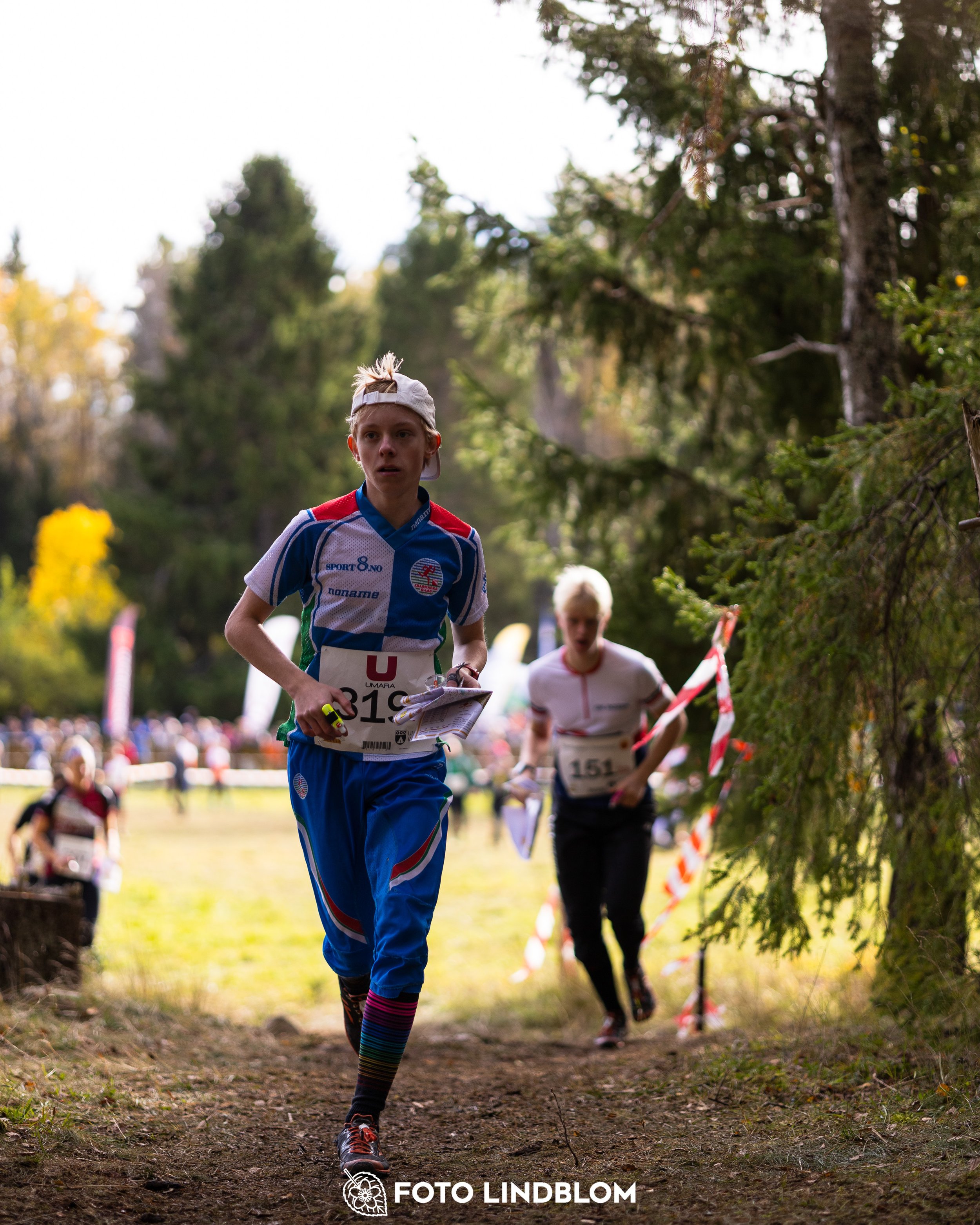 A picture from the 25-Manna orienteering event taken by Foto Lindblom