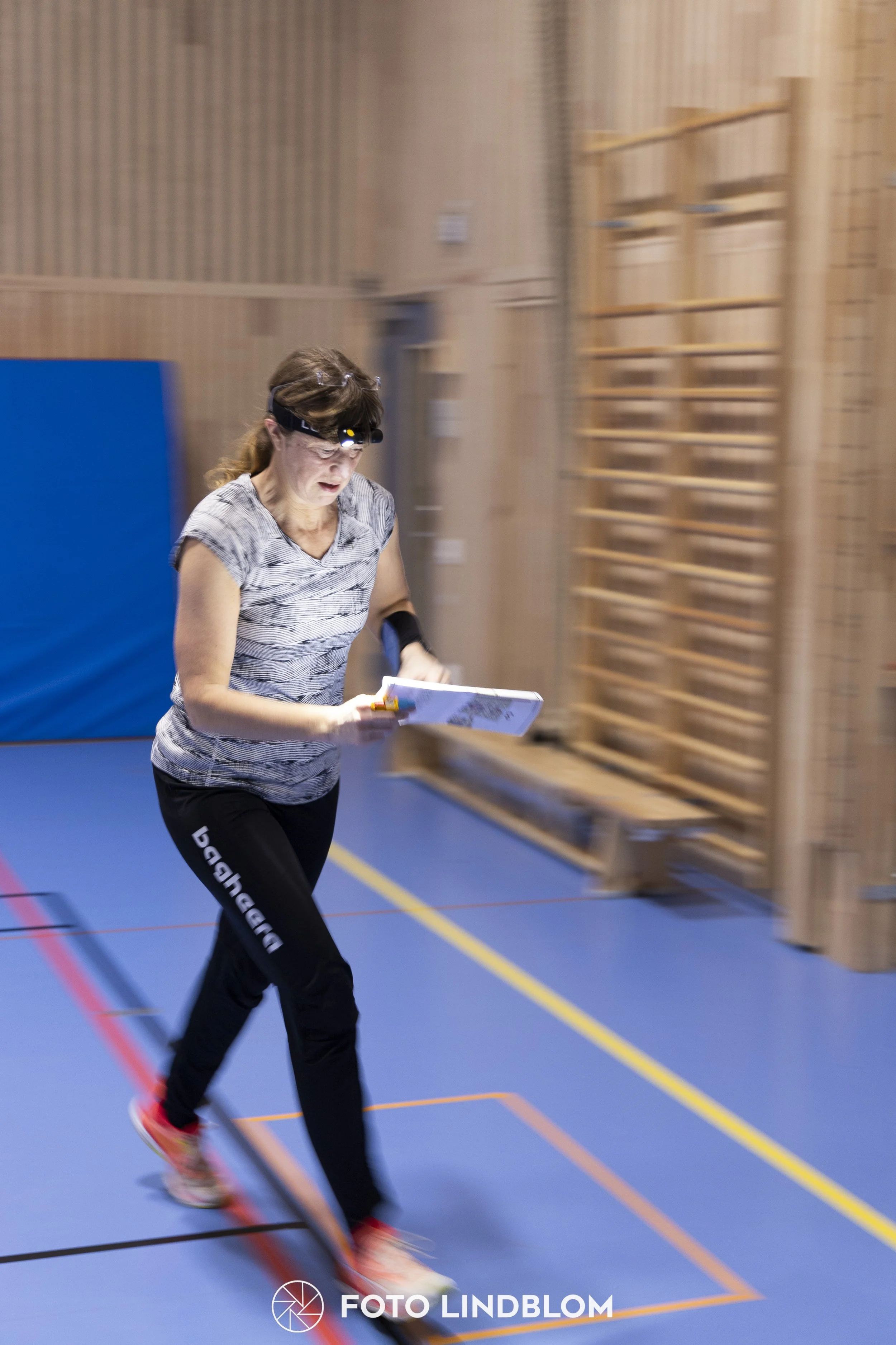 A picture from the orienteering indoor competition "Stockholm Indoor Cup"