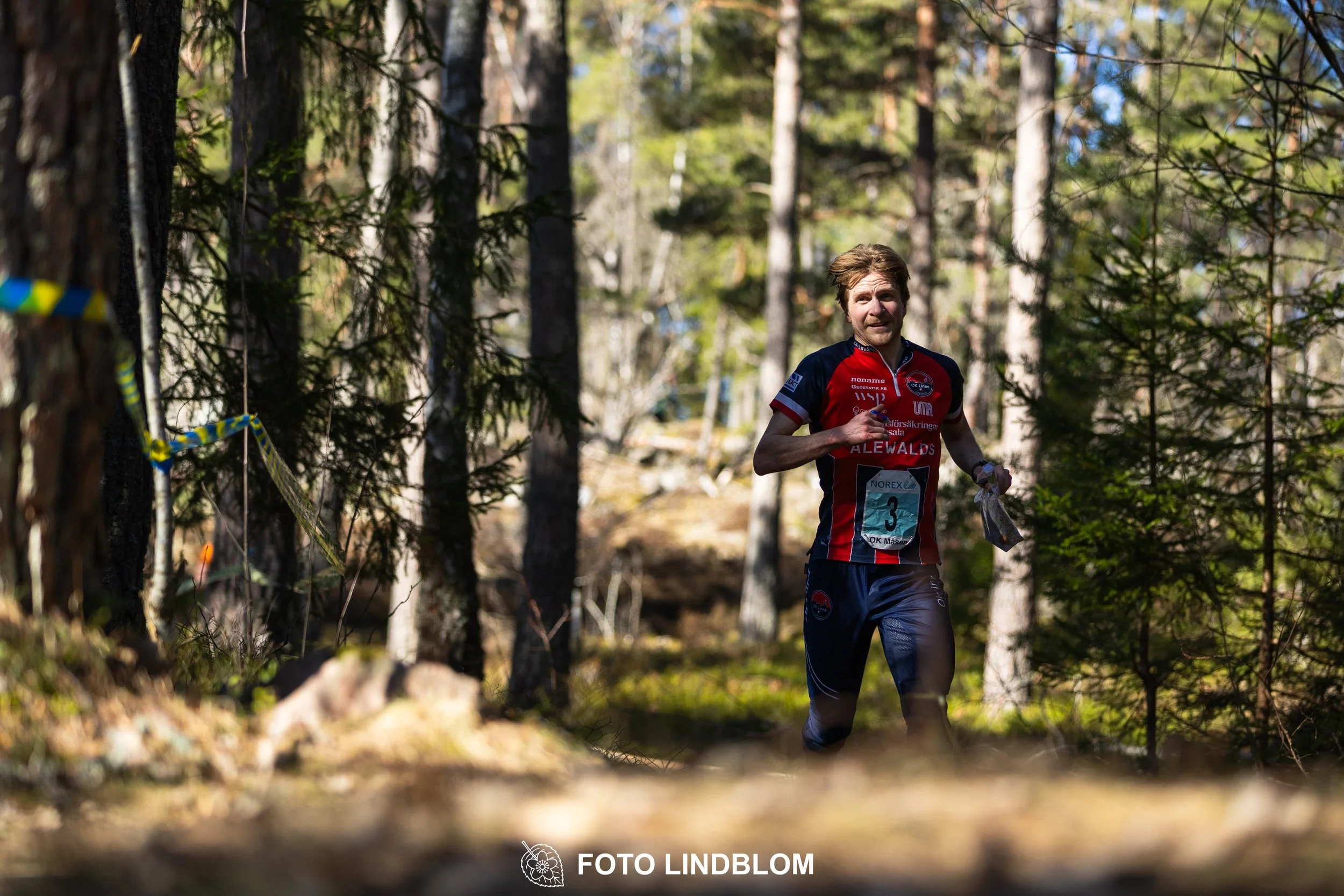 A photo from the 2026 Måsenstafetten orienteering relay in Sweden, captured by Foto Lindblom.