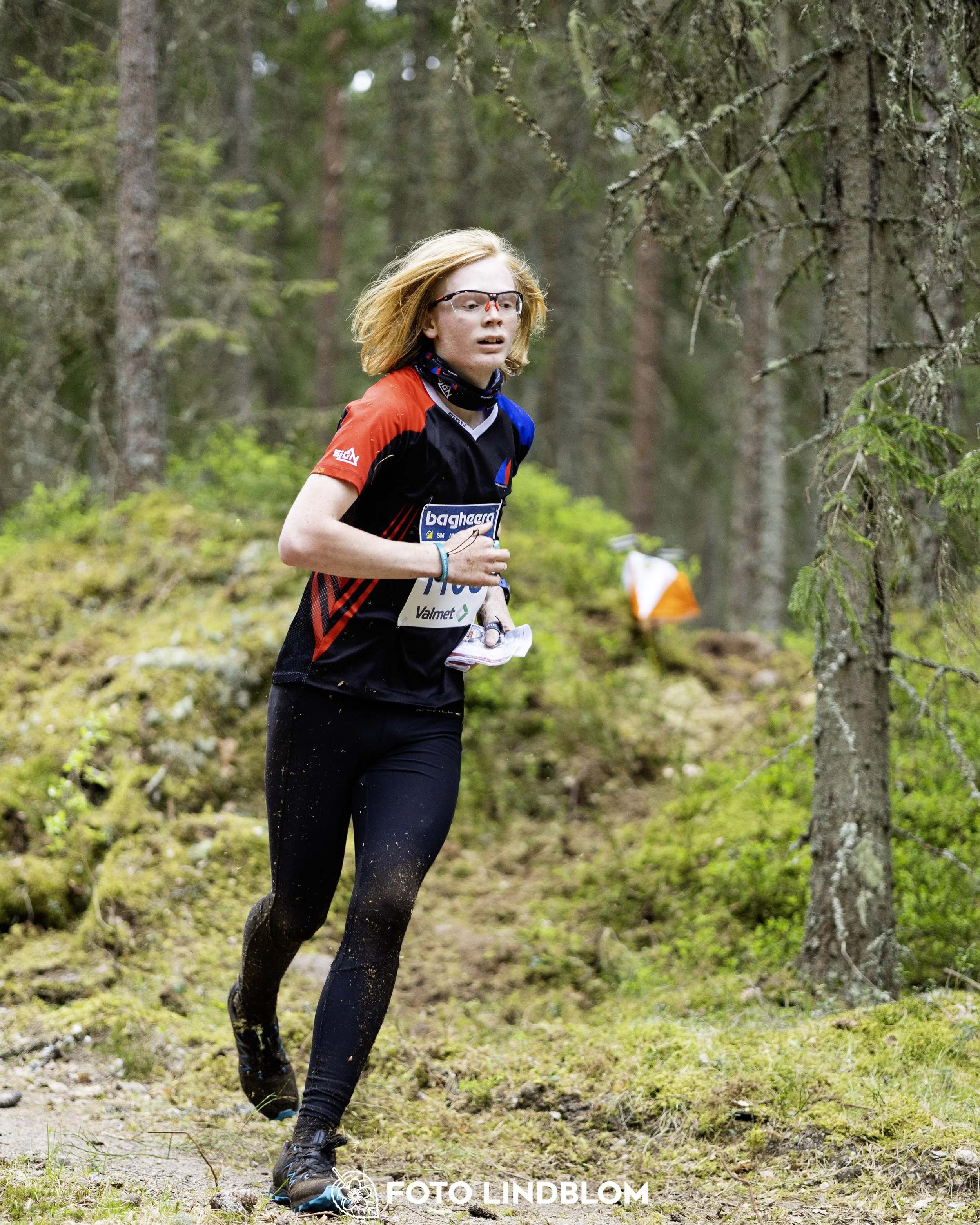 A picture from the Swedish national championship in middle distance orienteering and Swedish league race