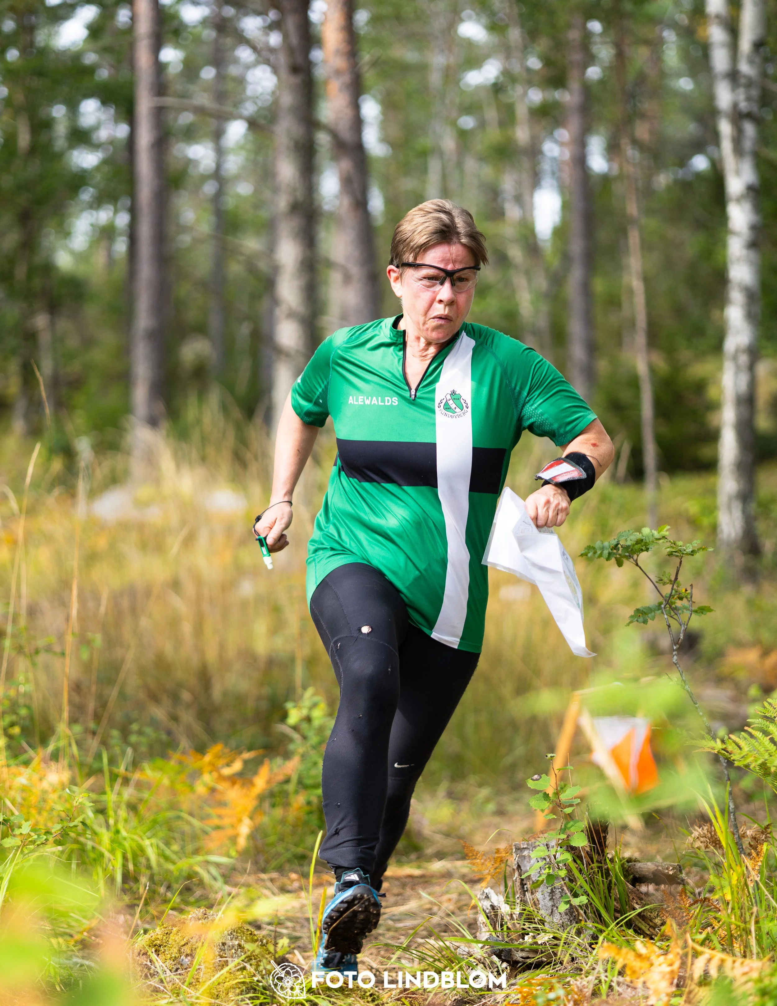A picture from the Stockholm district championship in middle distance orienteering taken by Foto Lindblom