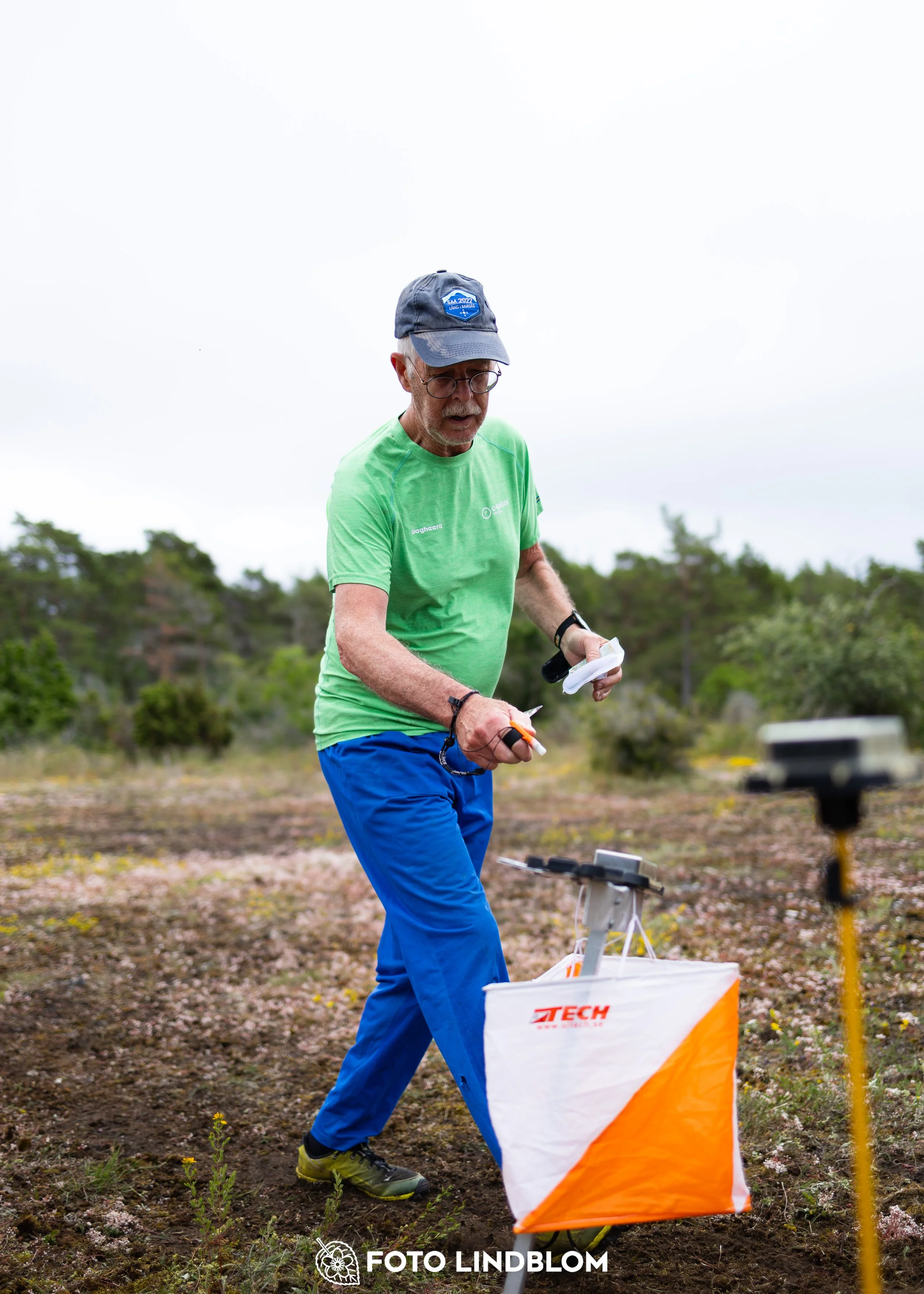 A picture from the Gotlands 3-Dagars orienteering competition