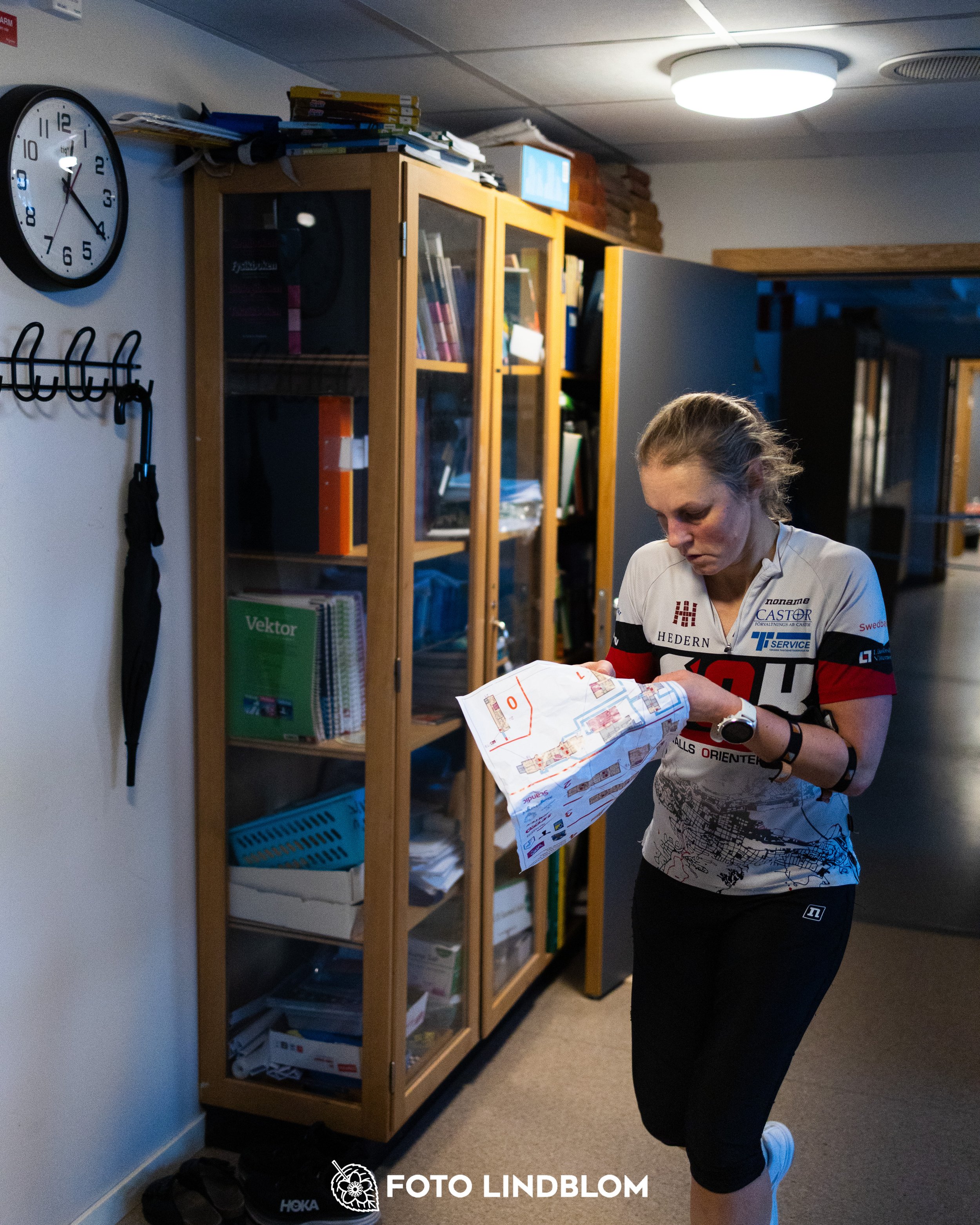 A picture from the indoor orienteering event Viken Indoor taken by Foto Lindblom