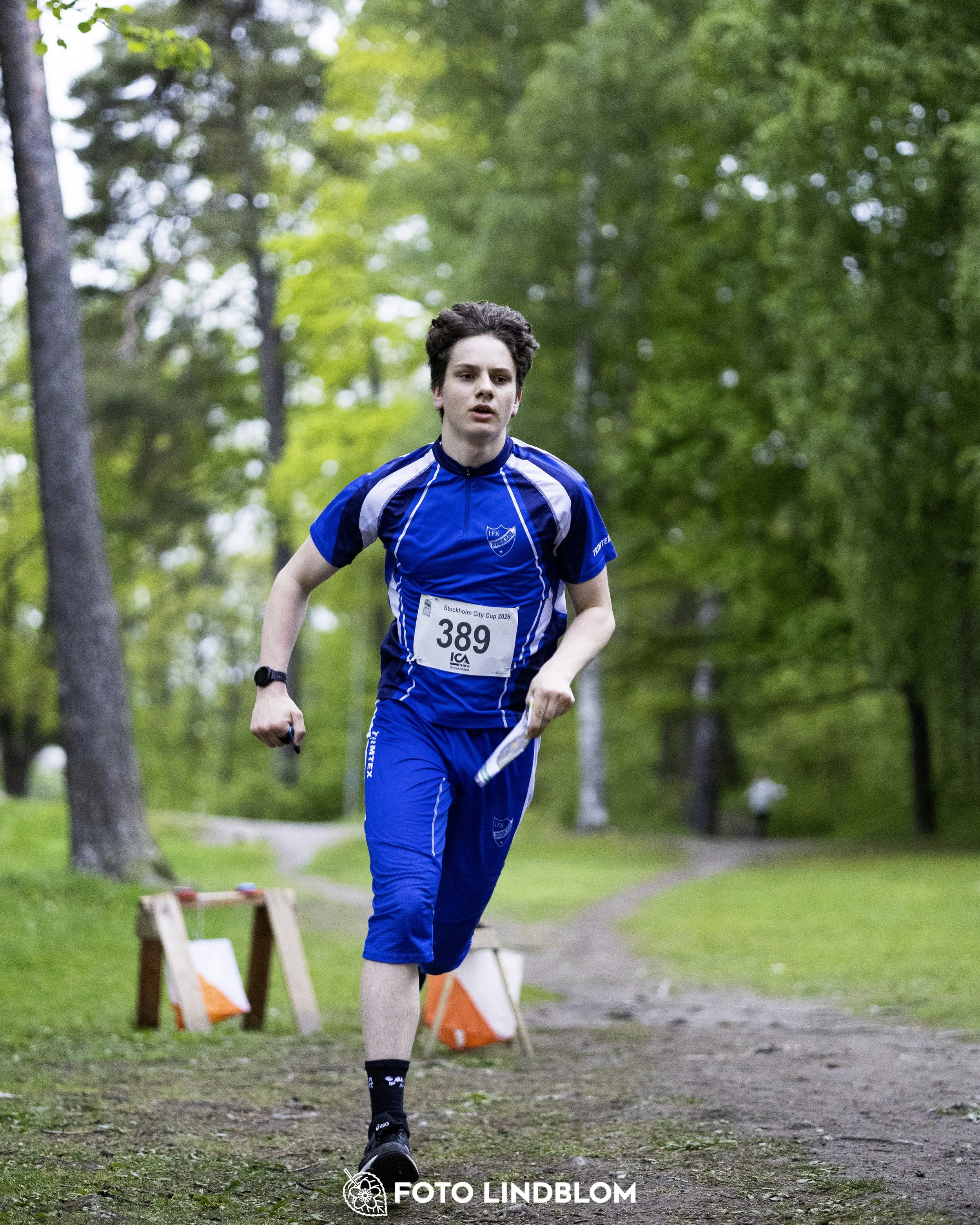 A picture from the secund stage of the Stockholm City Cup sprint orienteering competition
