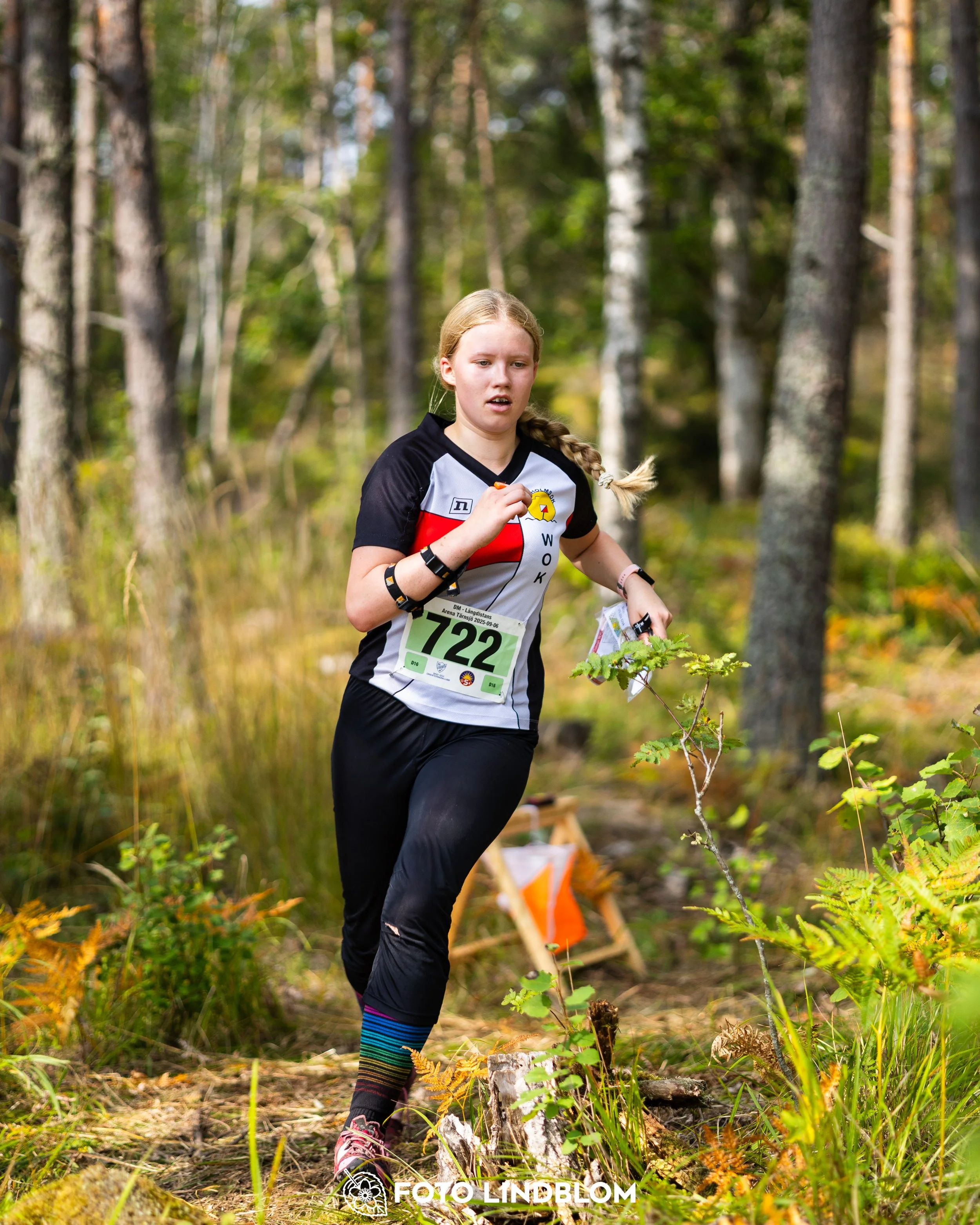 A picture from the Stockholm district championship in middle distance orienteering taken by Foto Lindblom