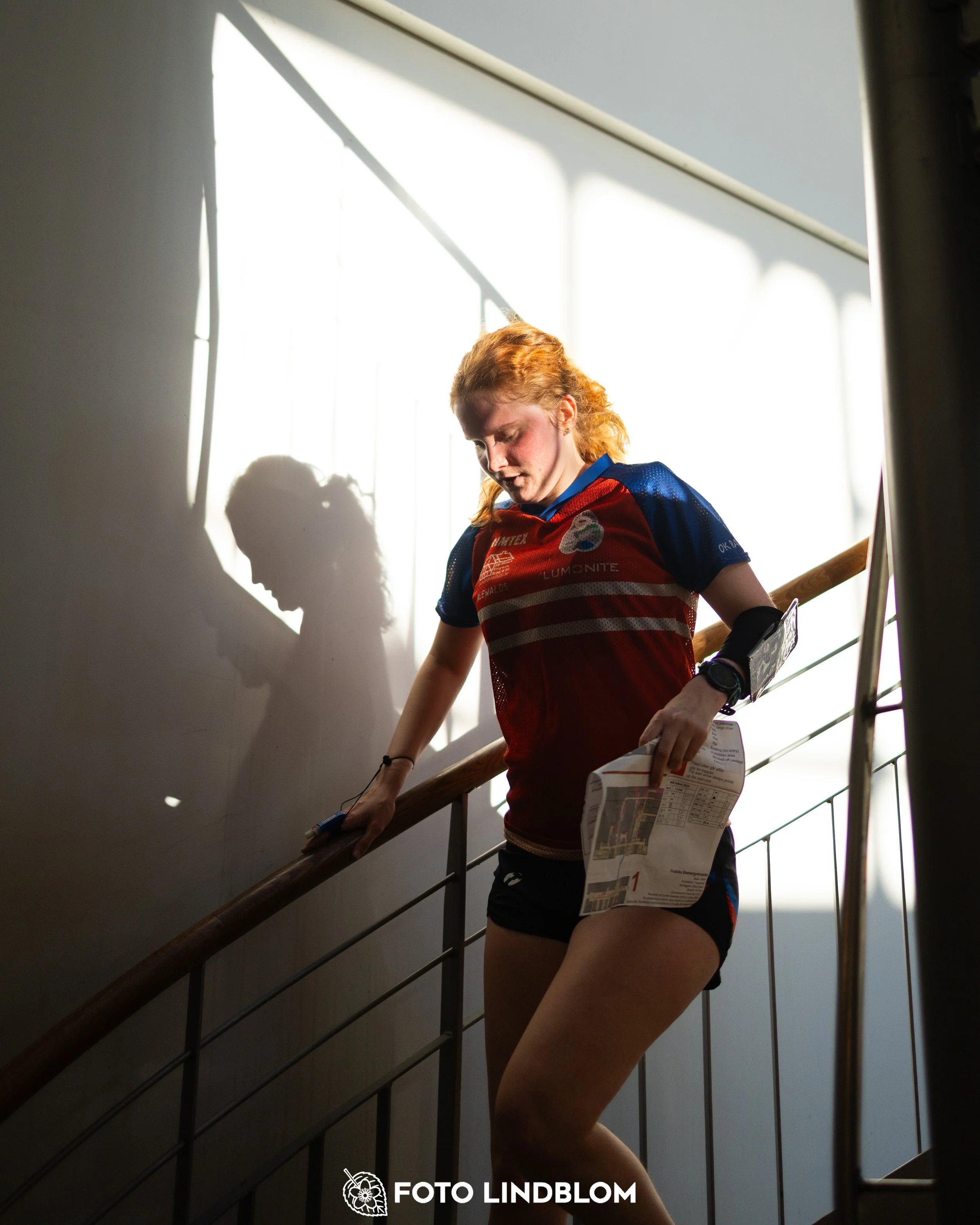 A picture from the indoor orienteering event TMOK Indoor taken by Foto Lindblom