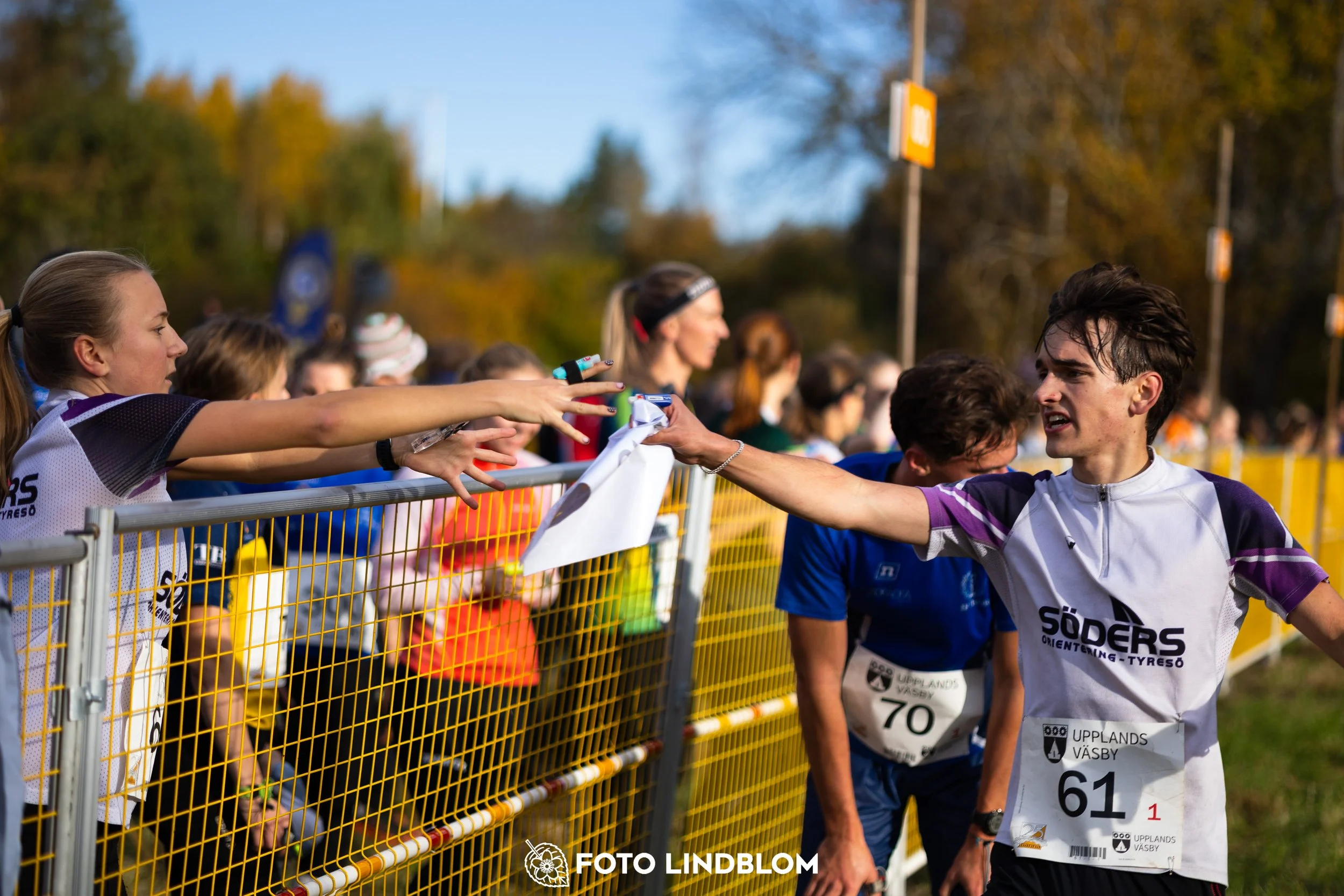 A picture from the 25-Manna orienteering event taken by Foto Lindblom